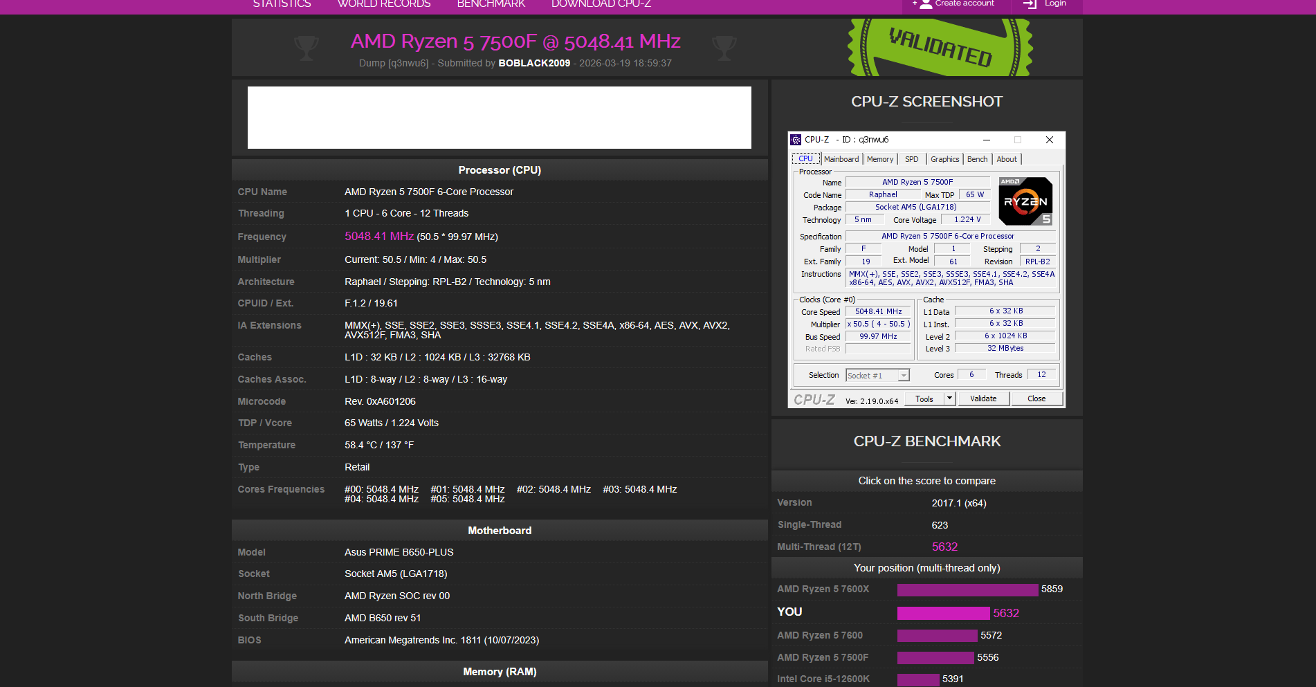 AMD Ryzen 5 7500F