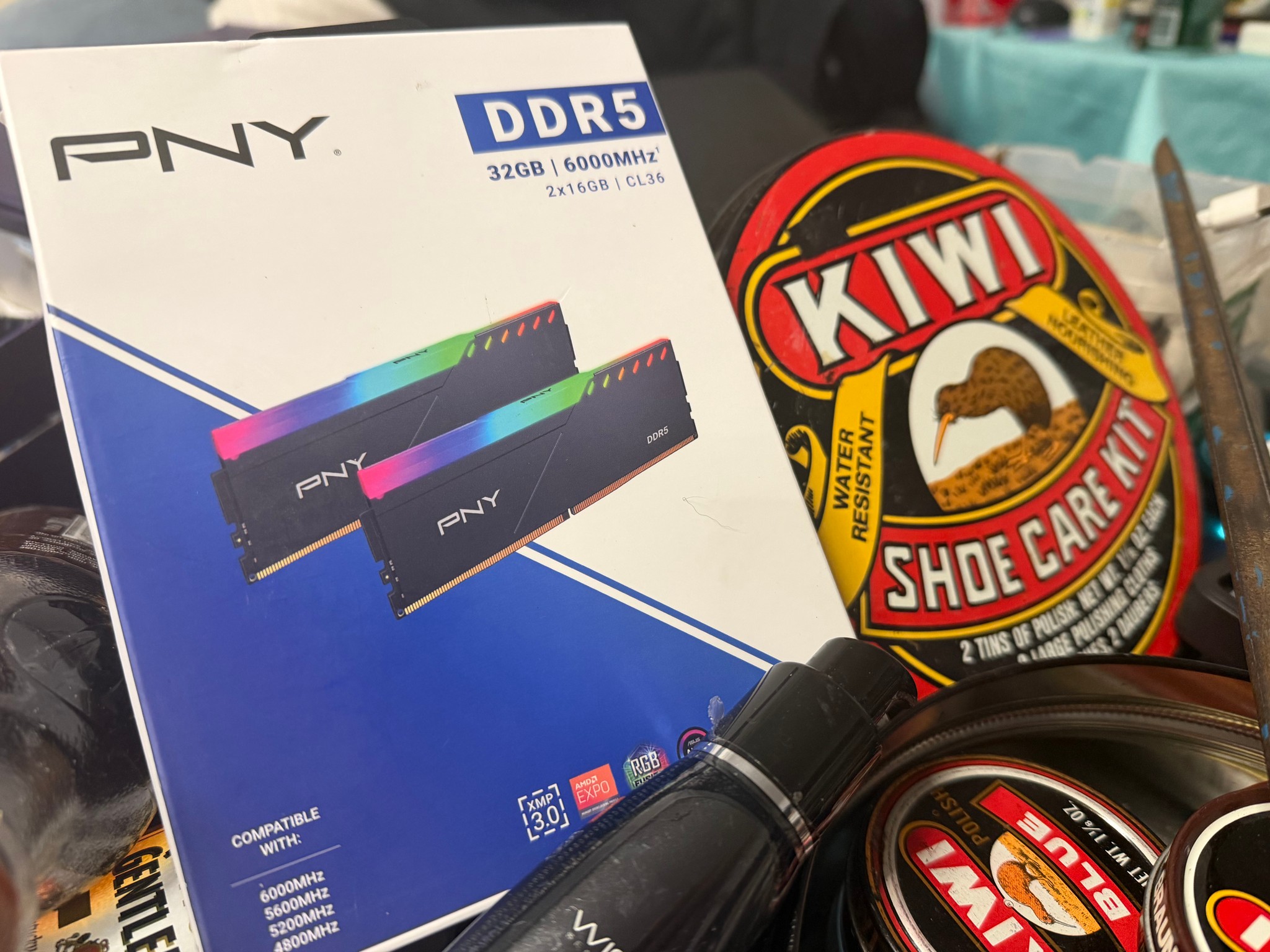 32gb pny ddr5 ram rgb 6000 mt/s