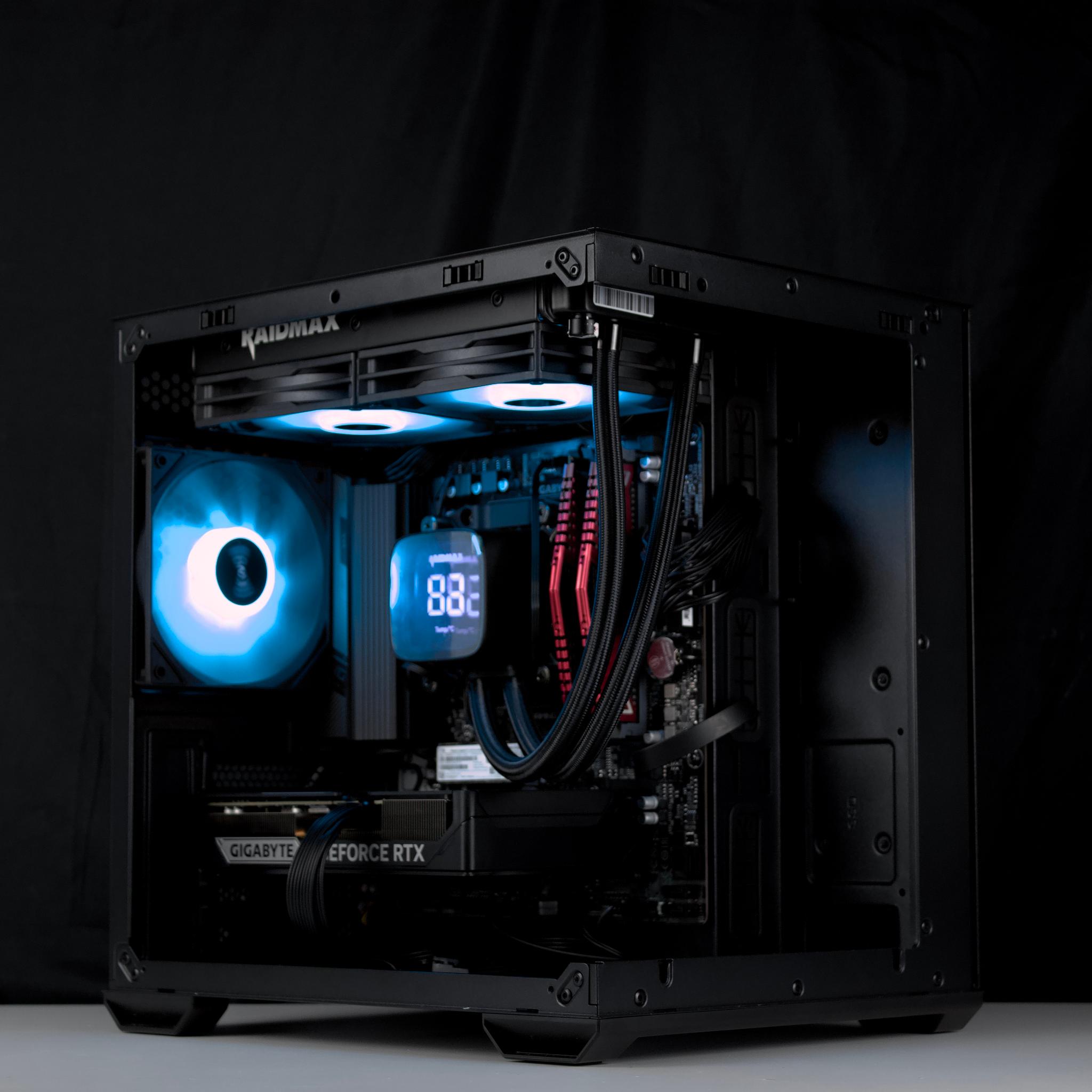 ♠️♥️Black Gaming PC – RTX 5060 TI, Ryzen 5 5600, 16GB RAM, 1TB SSD - WiFi, BlueTooth ♠️♥️