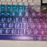 Crystal multicolor translucent key cap set