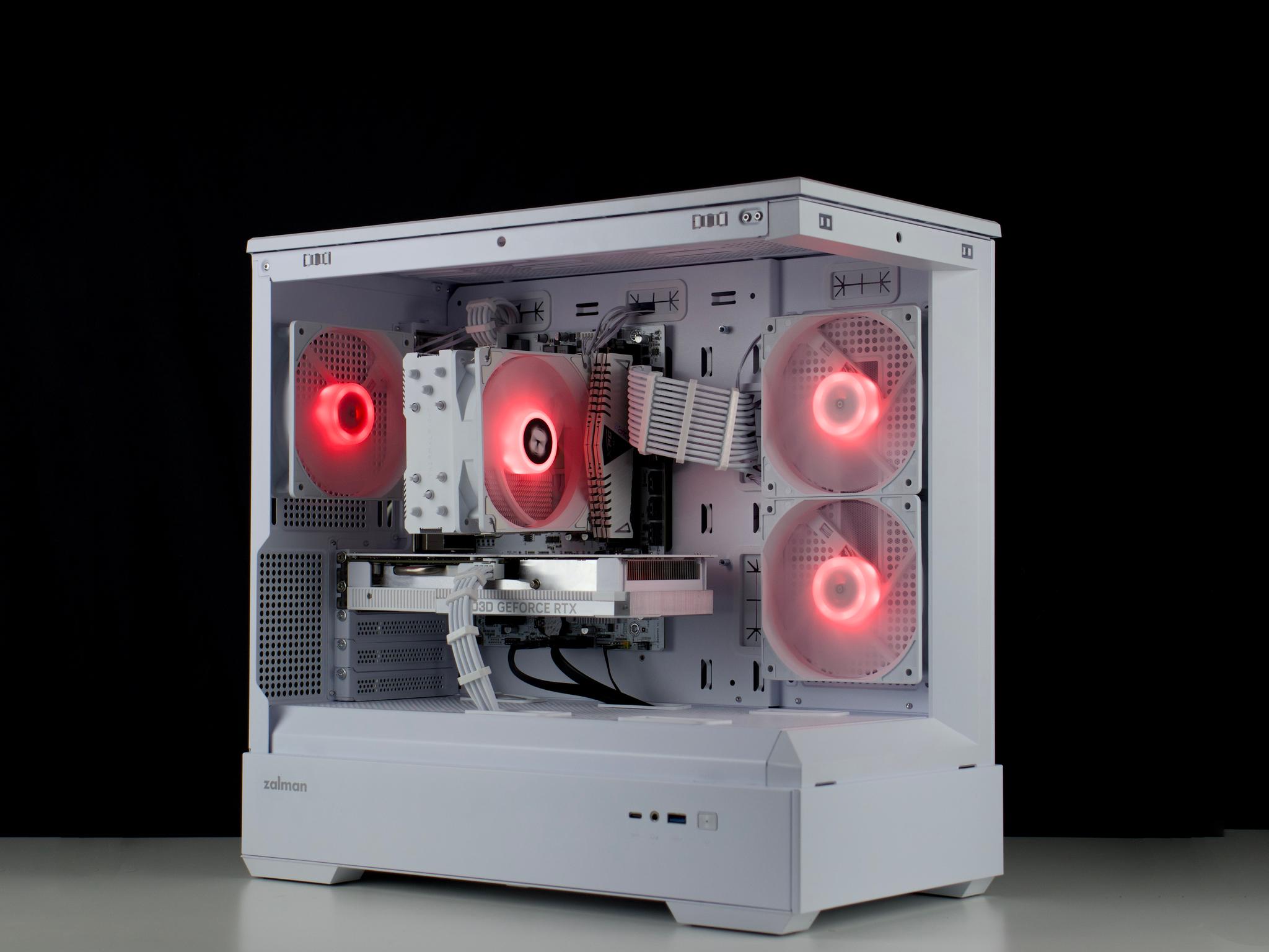 🧊❄️🧊 Whiteout Gaming PC – RTX 4060 , Ryzen 5 5500, 16GB RAM, 1TB SSD - WiFi, BlueTooth 🧊❄️🧊