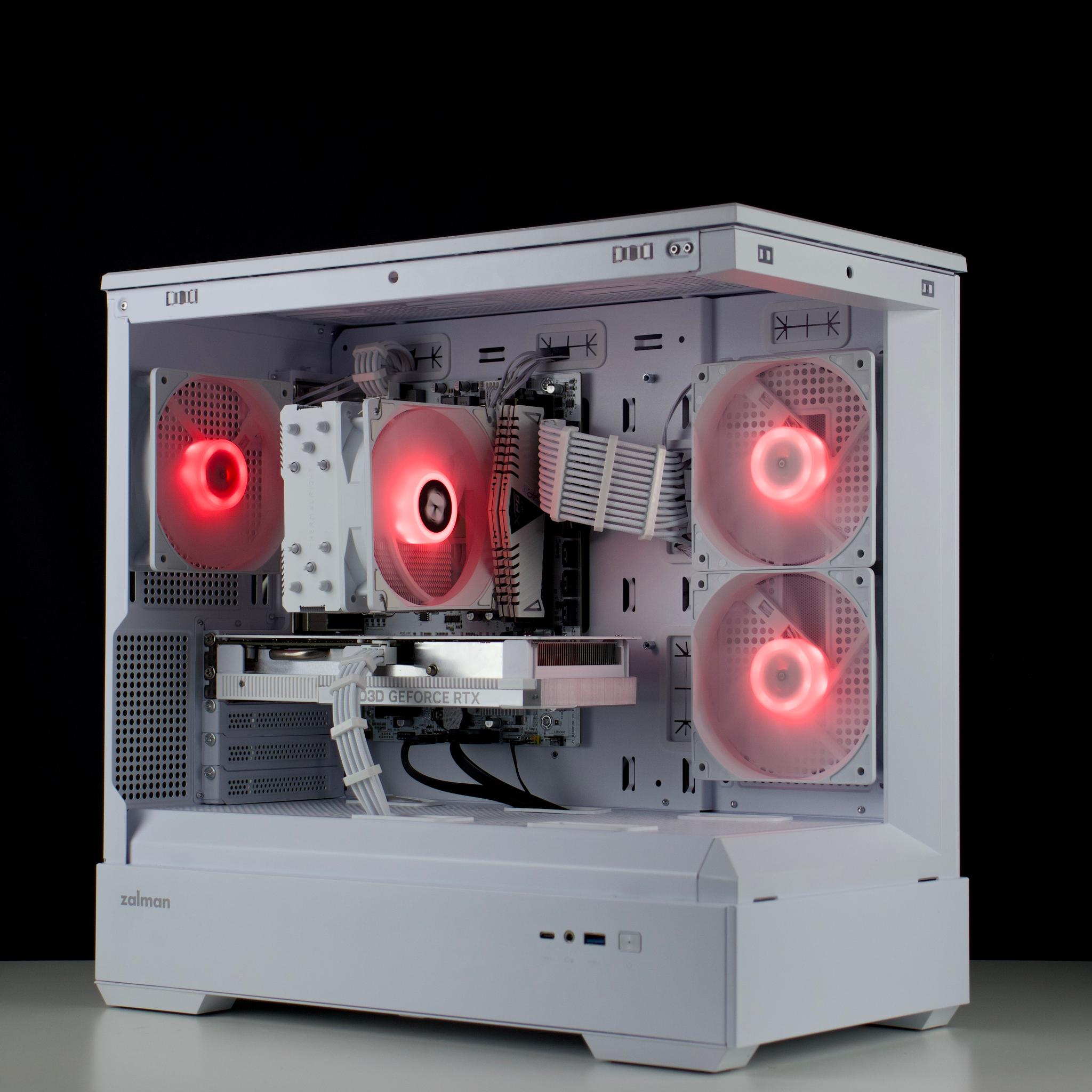 🧊❄️🧊 Whiteout Gaming PC – RTX 4060 , Ryzen 5 5500, 16GB RAM, 1TB SSD - WiFi, BlueTooth 🧊❄️🧊