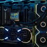 💙 The 2077 💛 Ryzen 7 7800X3D + RTX 5070 + 32gb + 2TB ssd | Premium Dual LCD Build