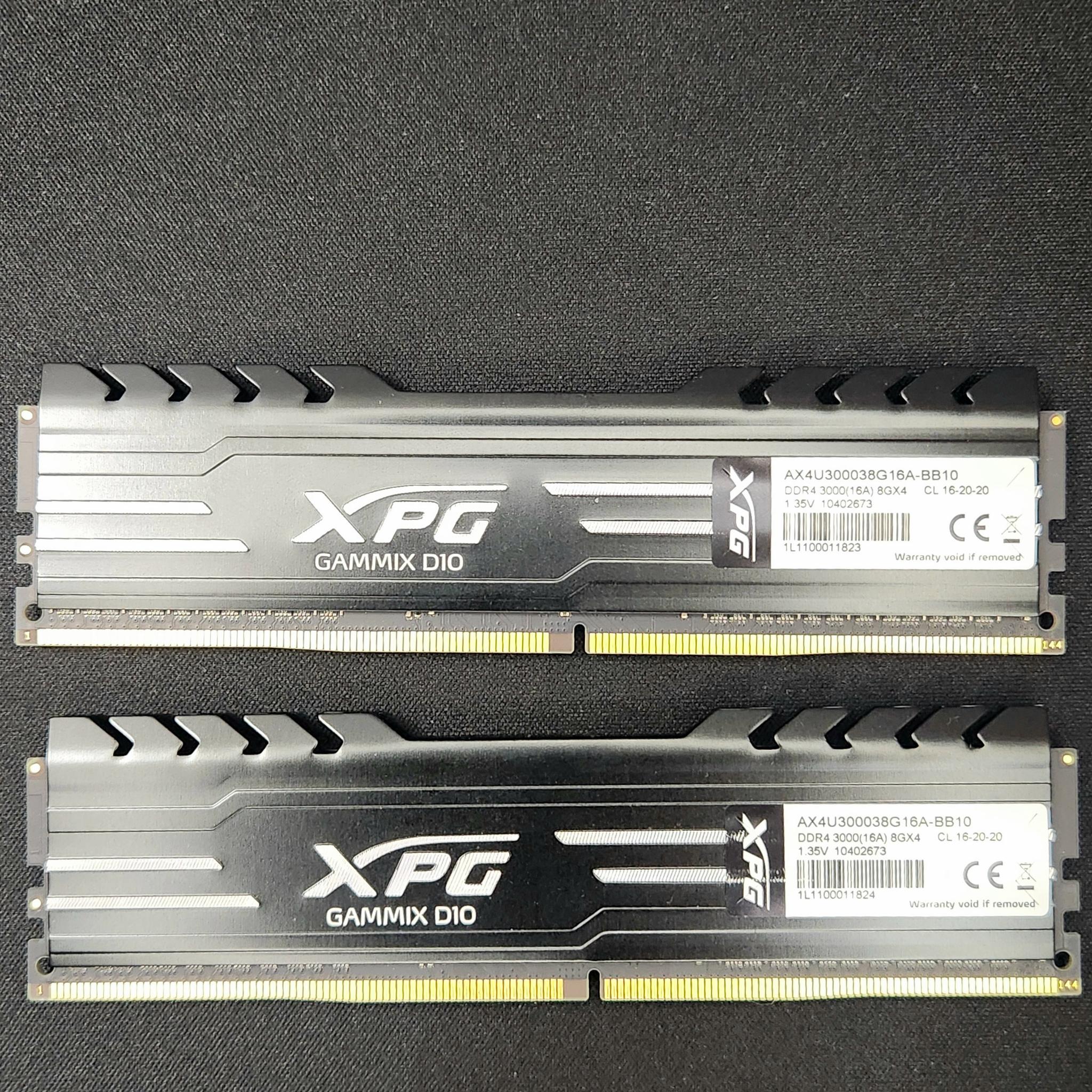 "Not Working" XPG DDR4 Ram