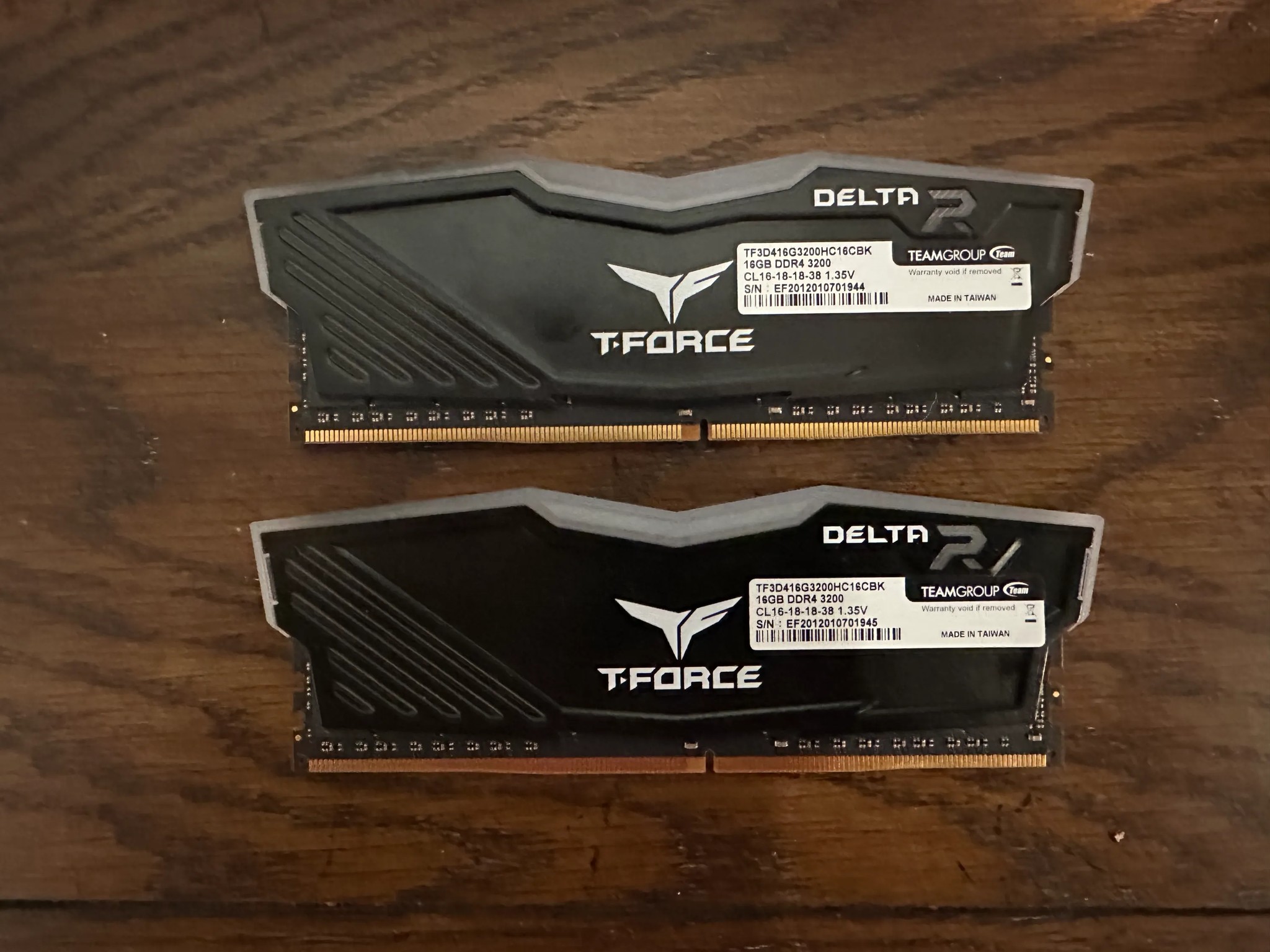 T-Force Delta RGB 32gb (2x16gb) DDR4-3200mhz CL16 RAM