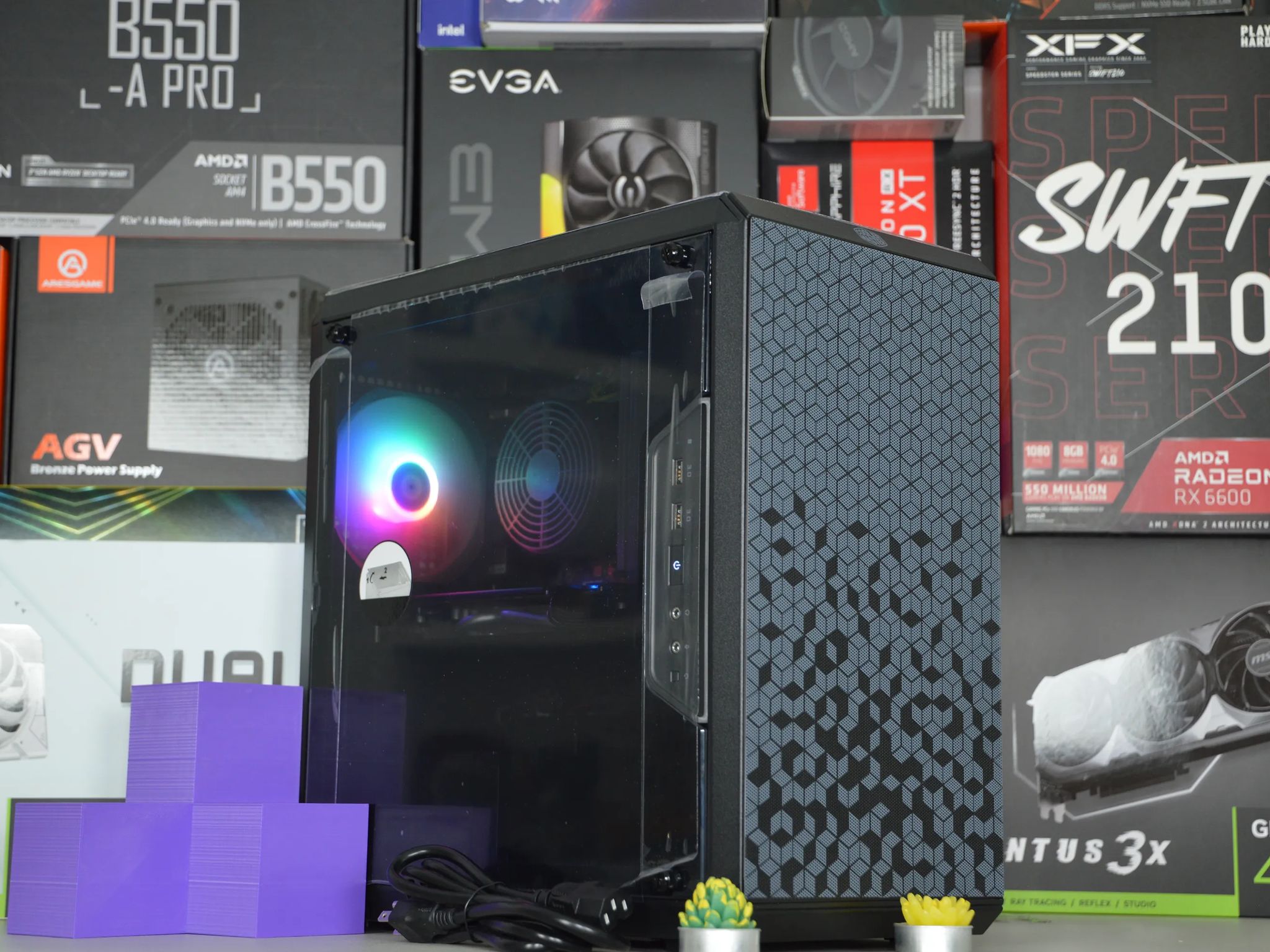 🍱🍱| RX 580 8GB | INTEL i3 8100 | 16GB DDR4 RAM | 512GB SATA SSD | Lunch Box 2.0 |