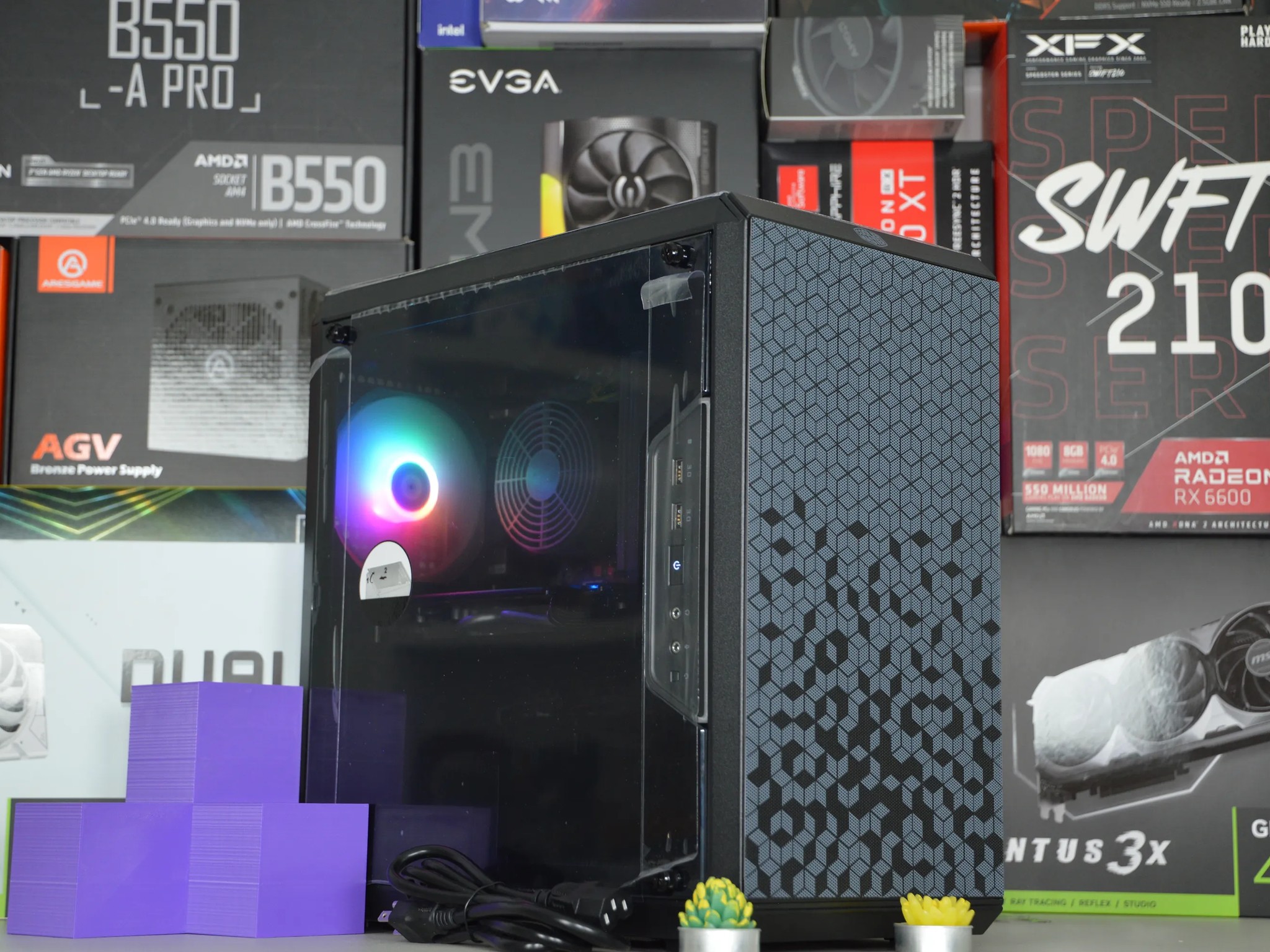 🍱🍱| RX 580 8GB | INTEL i3 8100 | 16GB DDR4 RAM | 512GB SATA SSD | Lunch Box 2.0 |