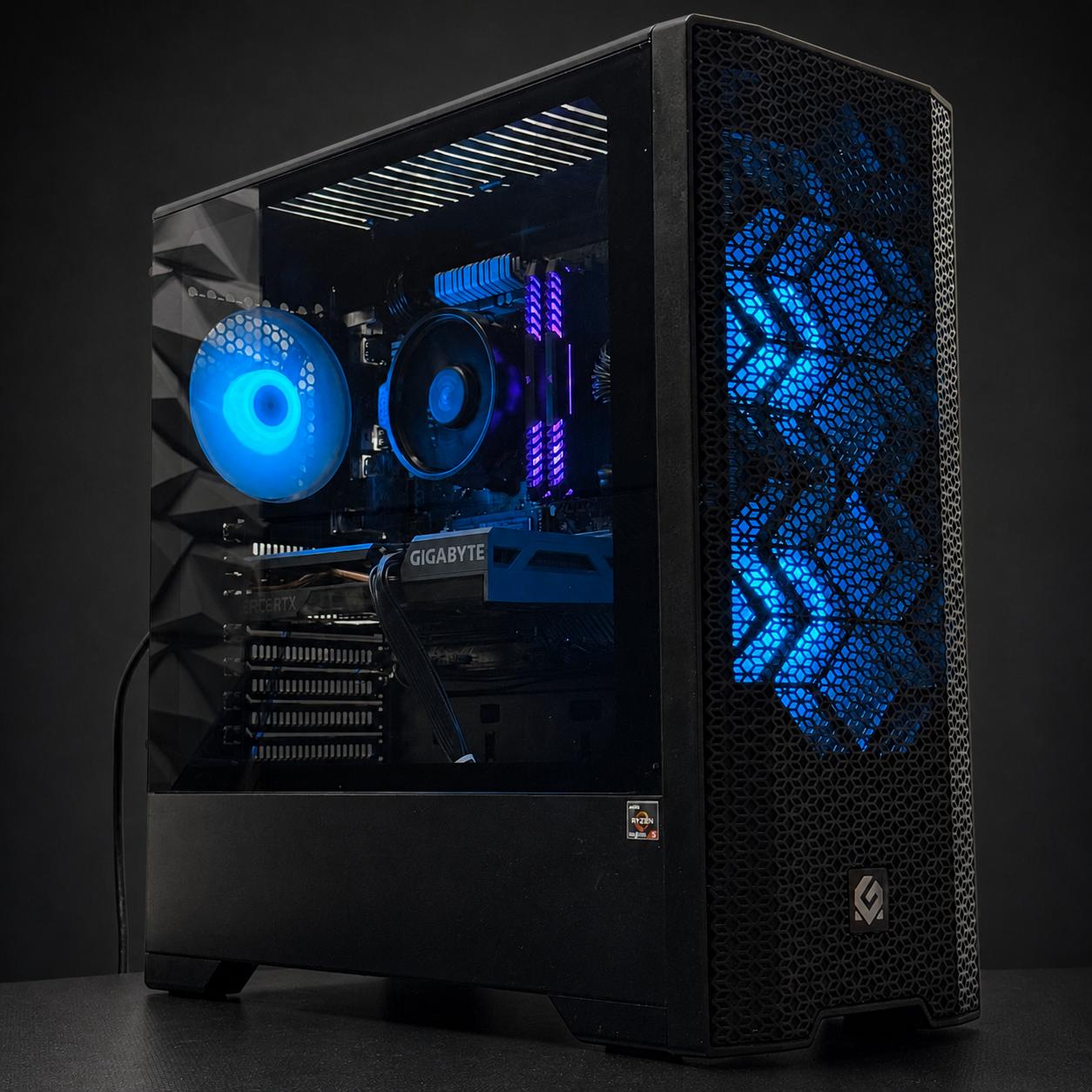 1440P/1080P gaming pc / RTX 3060 / Ryzen 5 5500 / 16GB Corsair Ram / 500GB Samsung 980 SSD