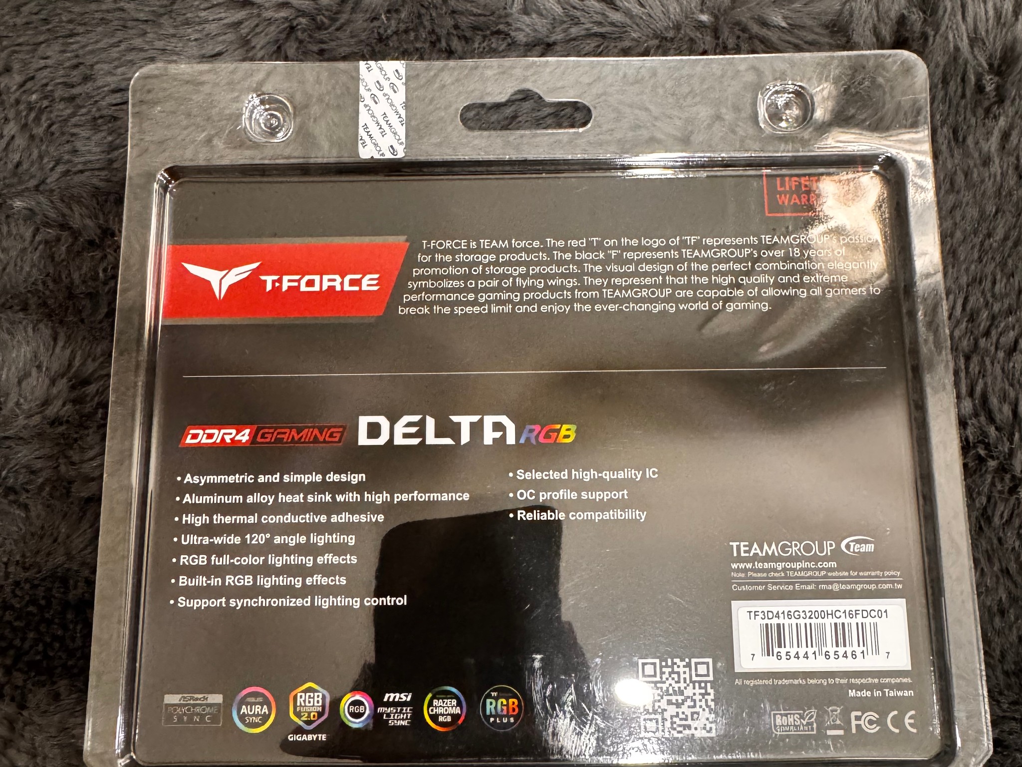 Team group T-force delta RGB 16gb ram ddr4
