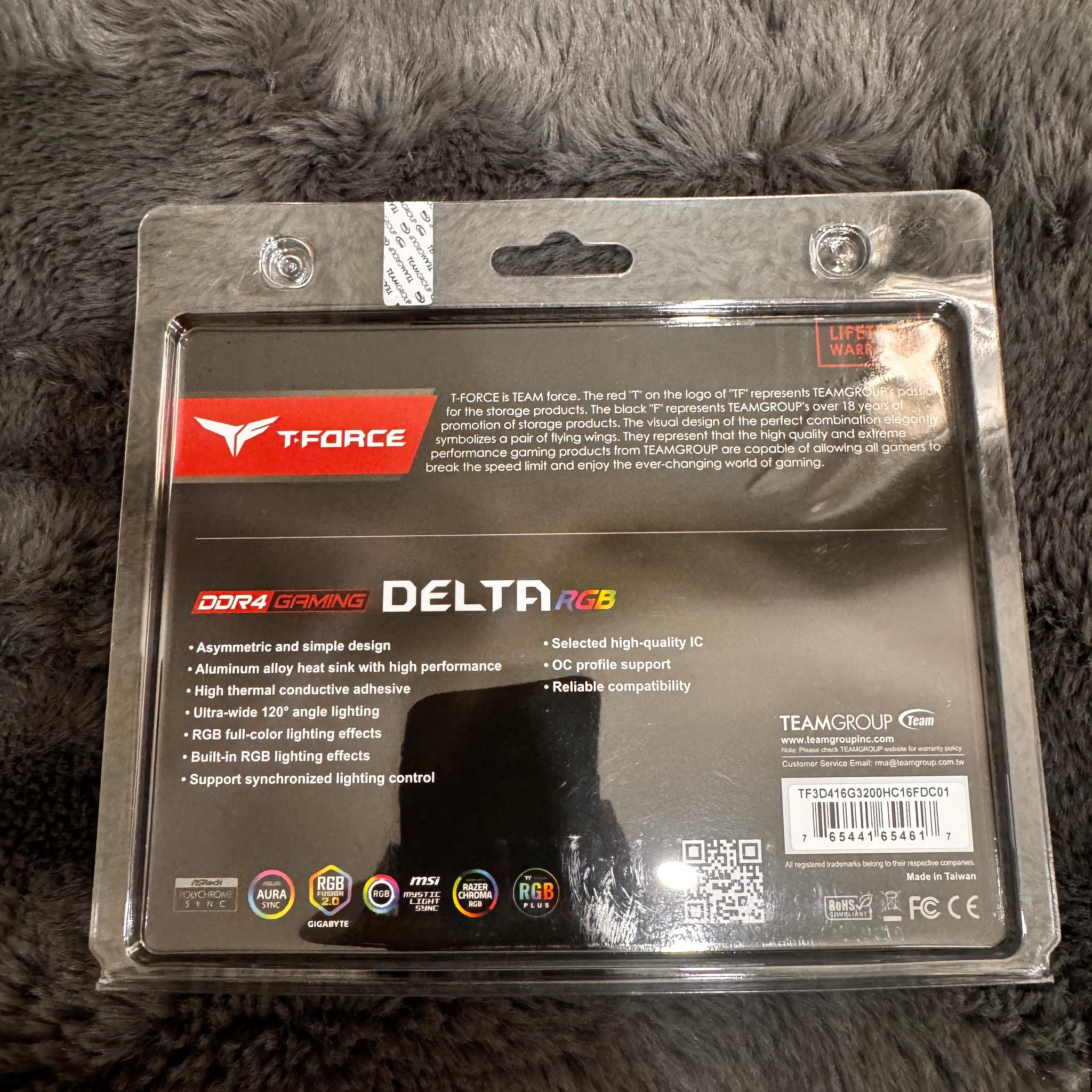 Team group T-force delta RGB 16gb ram ddr4