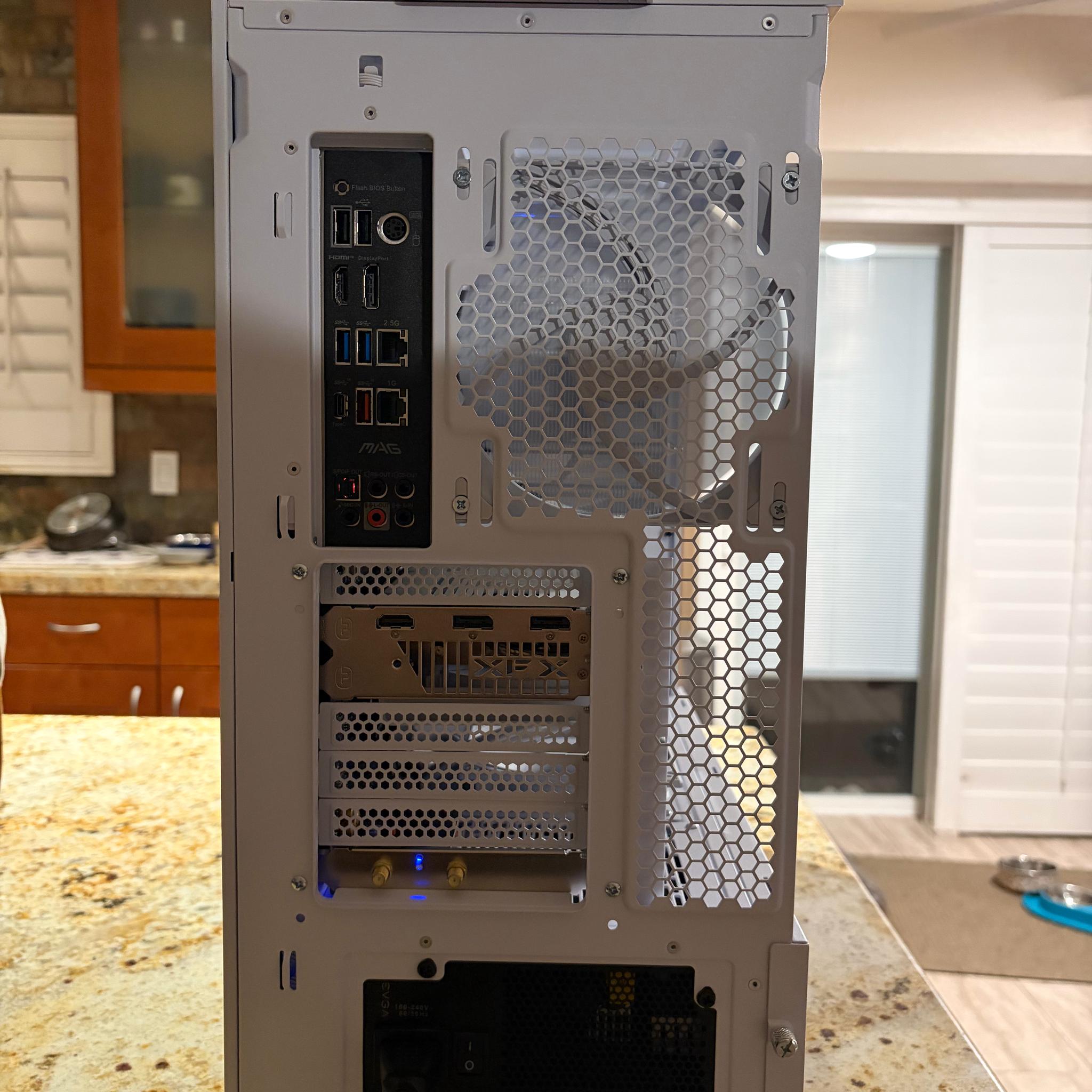 White Gaming PC | RX 9060XT 8GB | RYZEN 5 5600G | 2TB NVME SSD | 16GB RAM | Wi-Fi + Bluetooth