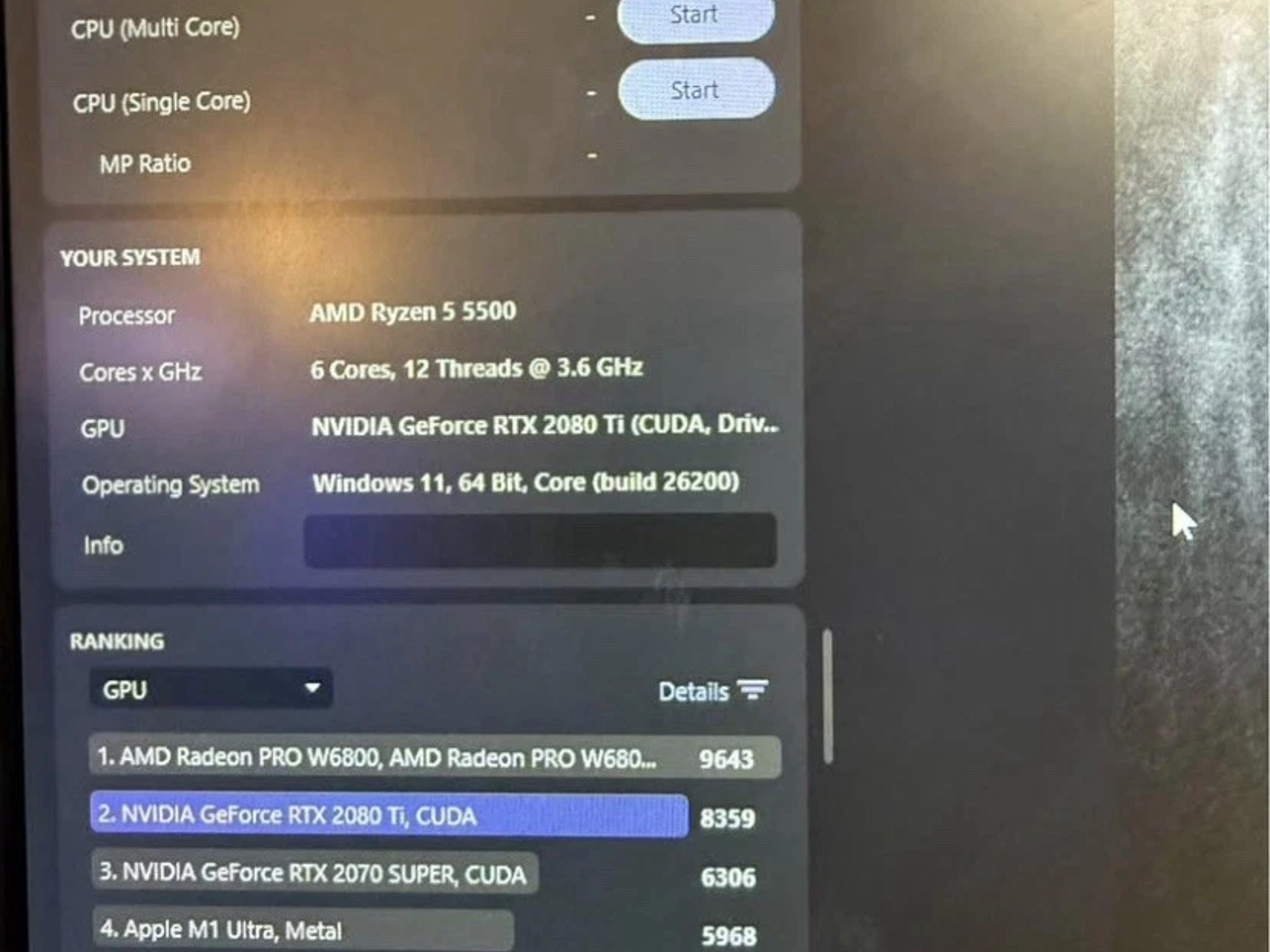 Omen 30L Gaming PC| Ryzen 5| 2080Ti 11GB| 16GB| WIN 11