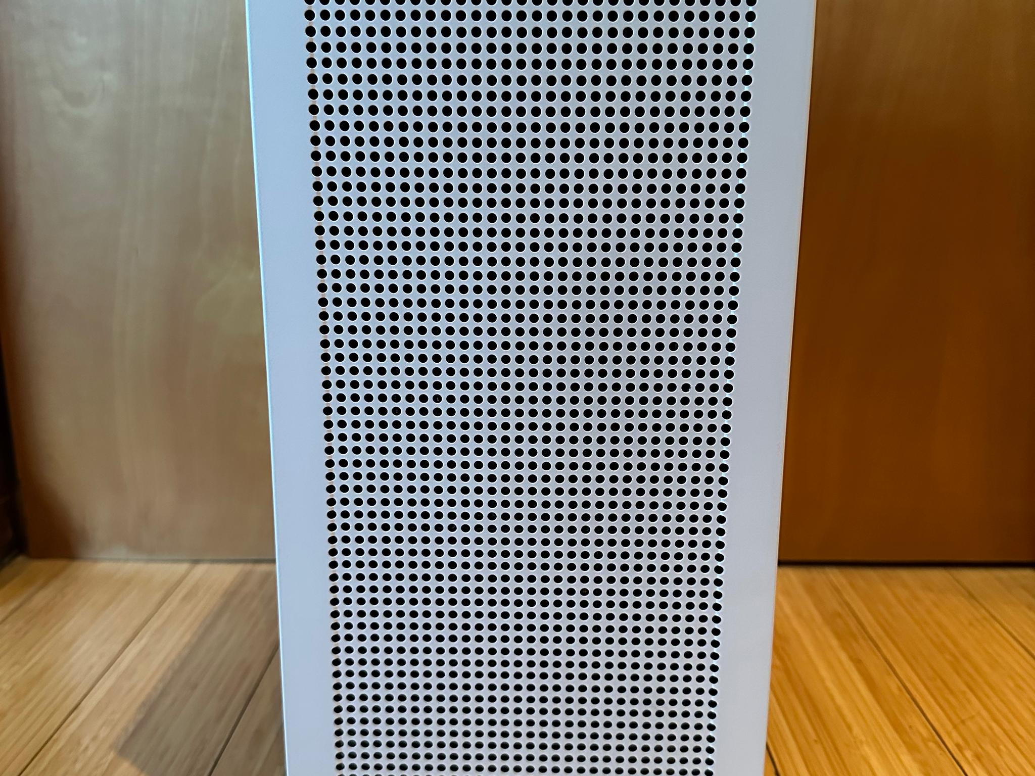 White NZXT H1 Mini ITX Case with PSU, AIO, and Riser Card (Lightly Used, In Box, Riser NOT upgraded)