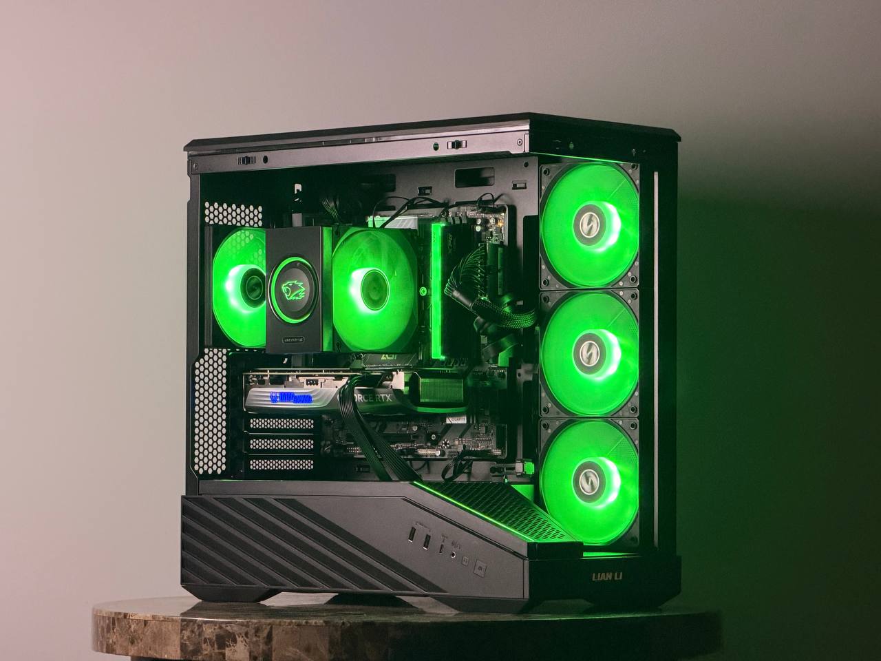 FREE SHIP 🖤🌈 Black RGB Gaming PC | RTX 4070 W/ WARRANTY | Core 5 225F | 1TB NVME SSD | 16 GB DDR5