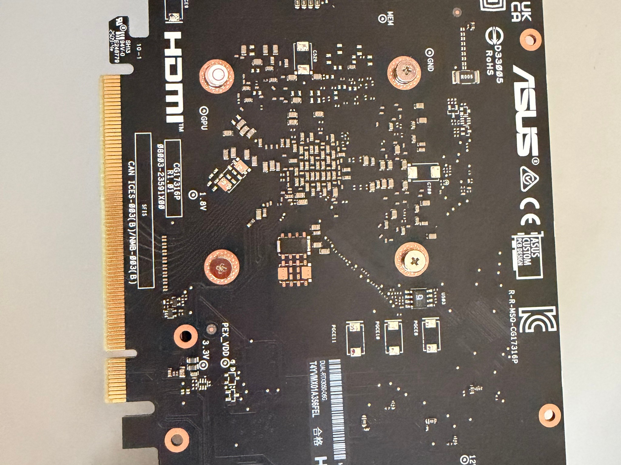 Asus Dual GeForce RTX 3050 OC Edition 6GB