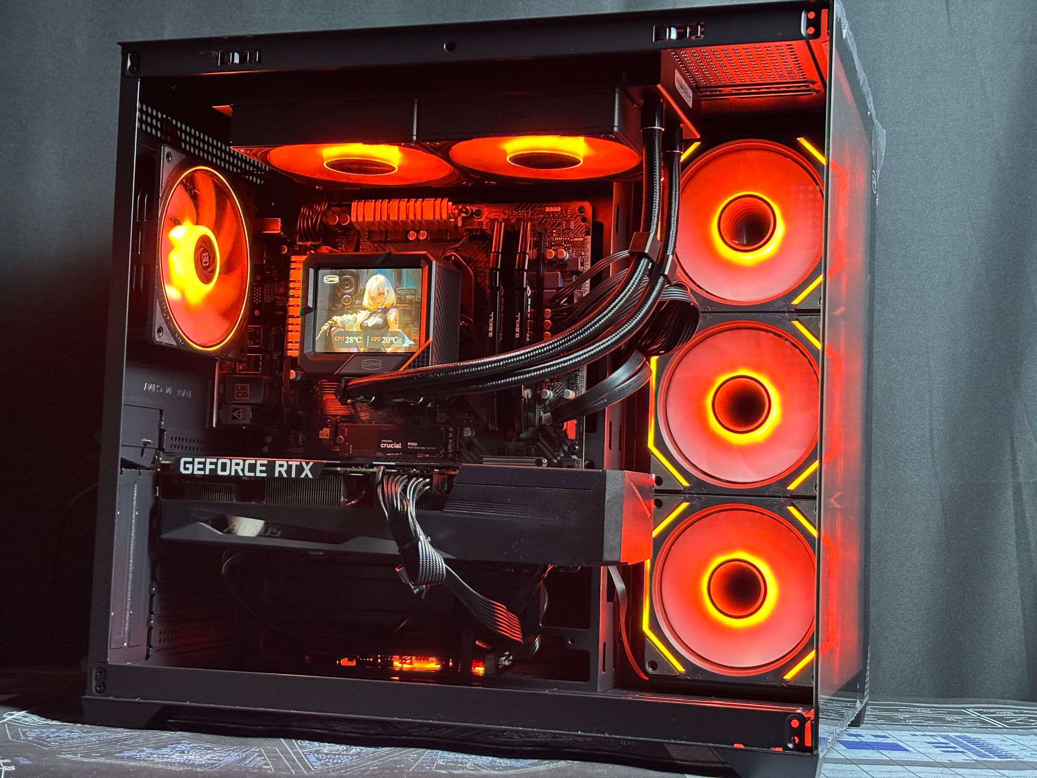 🧡BLAZING PC🧡RTX 3060 Ti | Ryzen 5 5500 | 32gb DDR4 | 1 TB M.2 SSD🔥