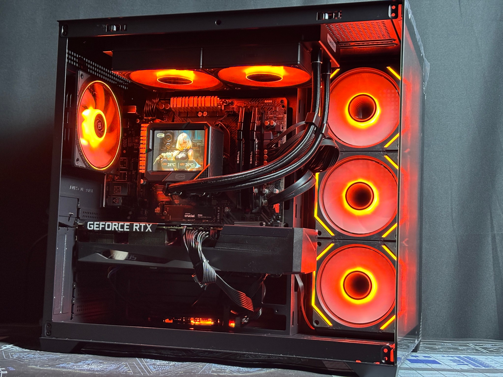 🧡BLAZING PC🧡RTX 3060 Ti | Ryzen 5 5500 | 32gb DDR4 | 1 TB M.2 SSD🔥