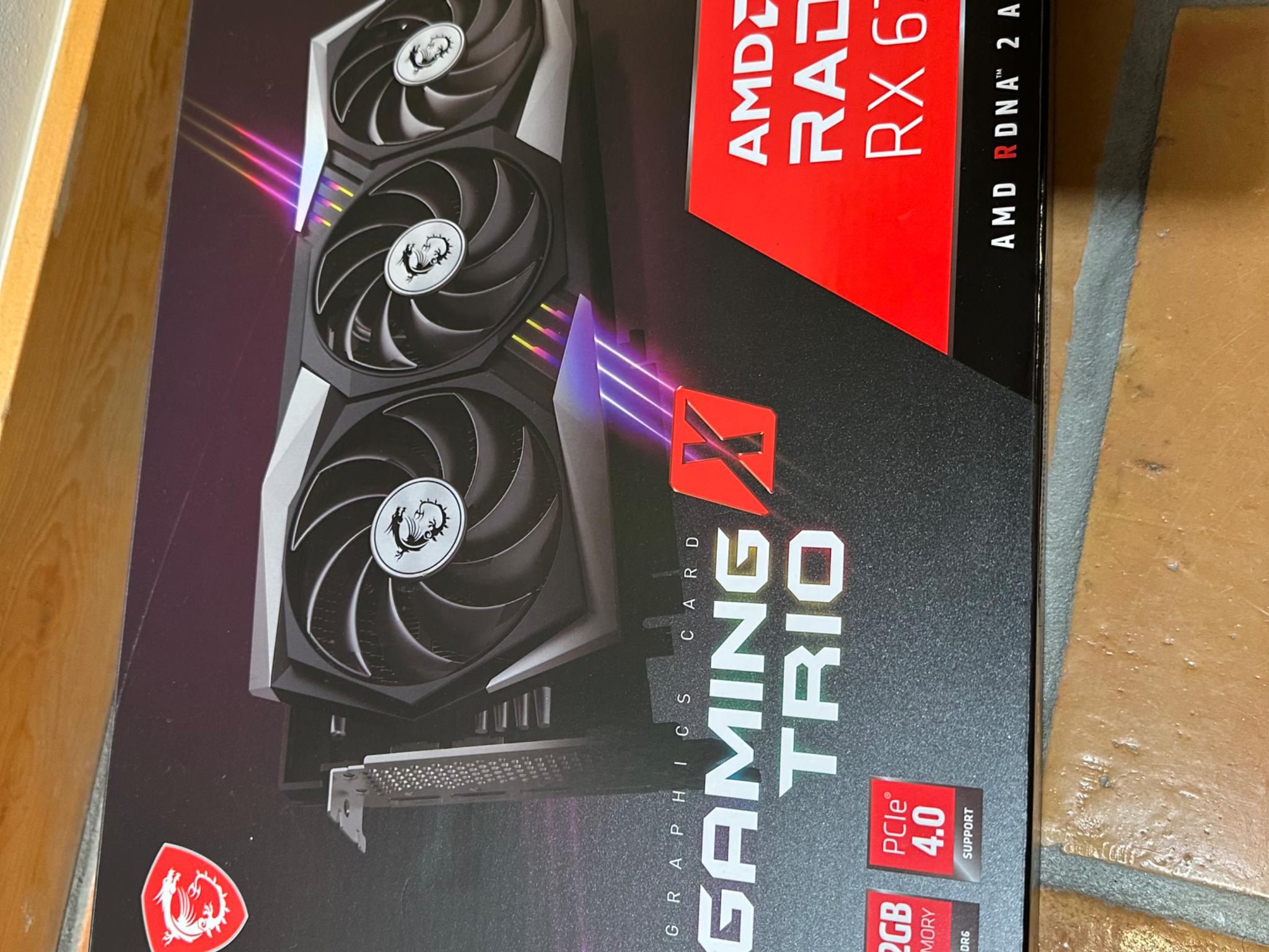 MSI RX 6750XT gaming trio X 12gb