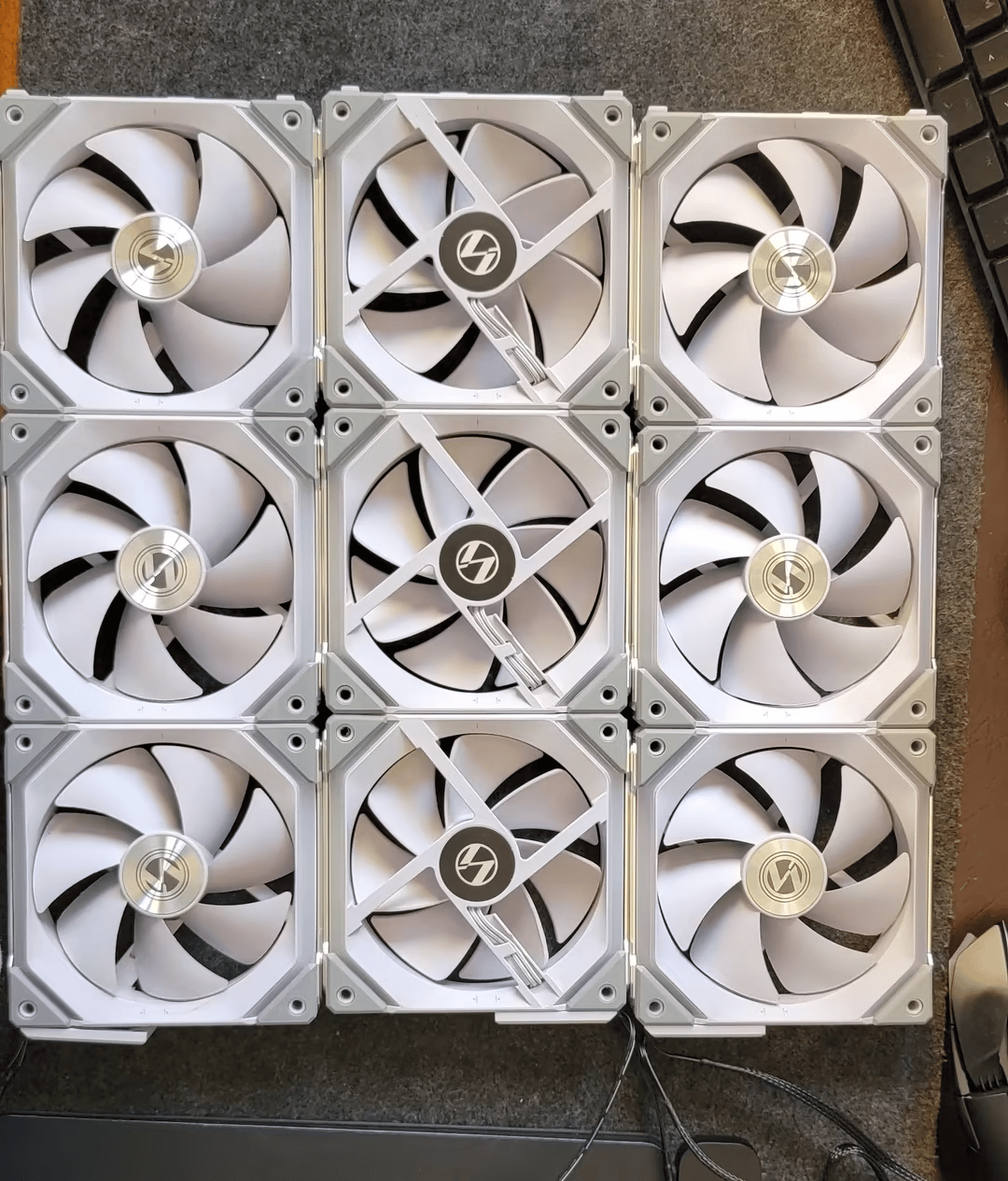Lian Li UNI SL120 Case fans (9) White
