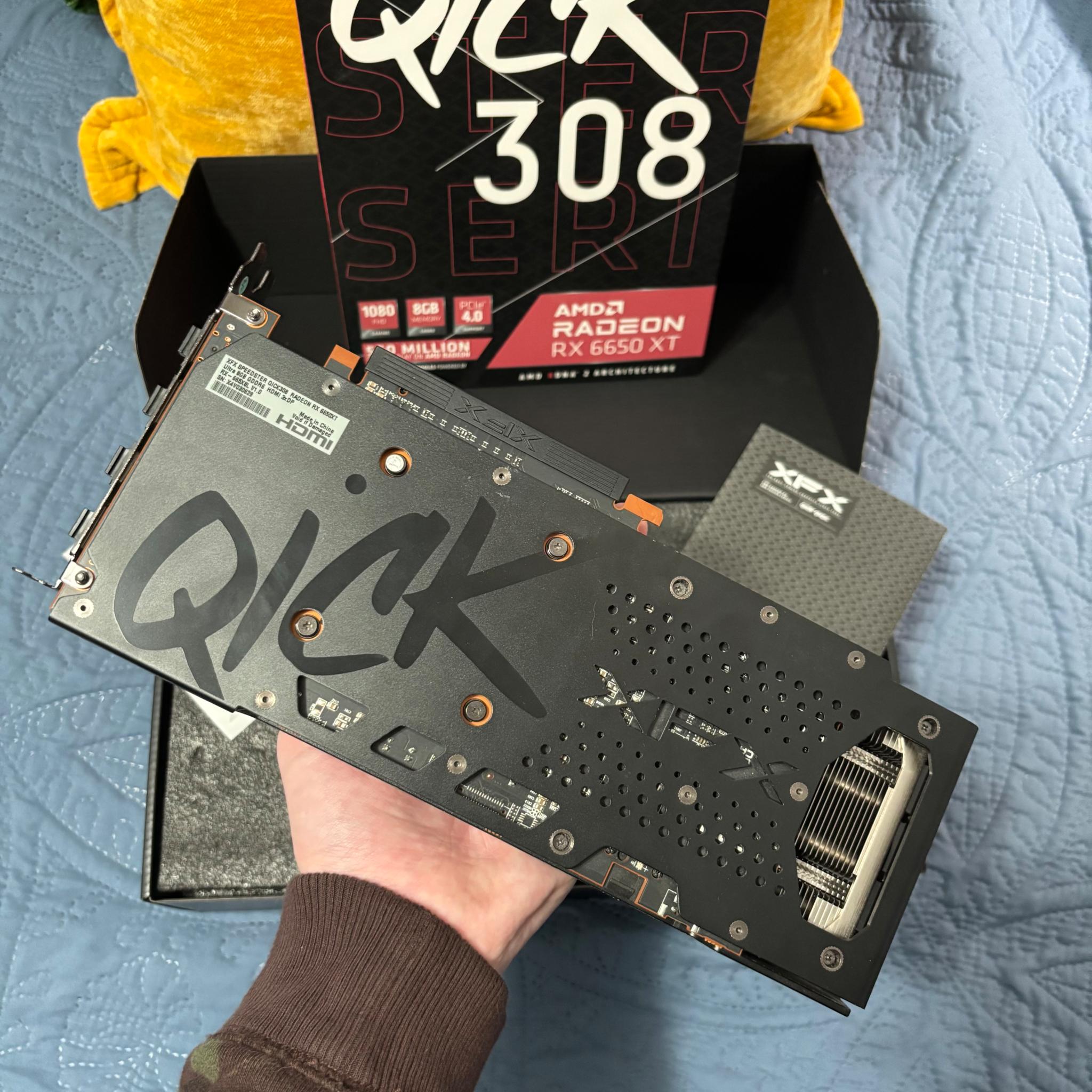 XFX Speedster QICK308 RX 6650 XT 8GB – Great 1080p/1440p Gaming Performance, Used-Good
