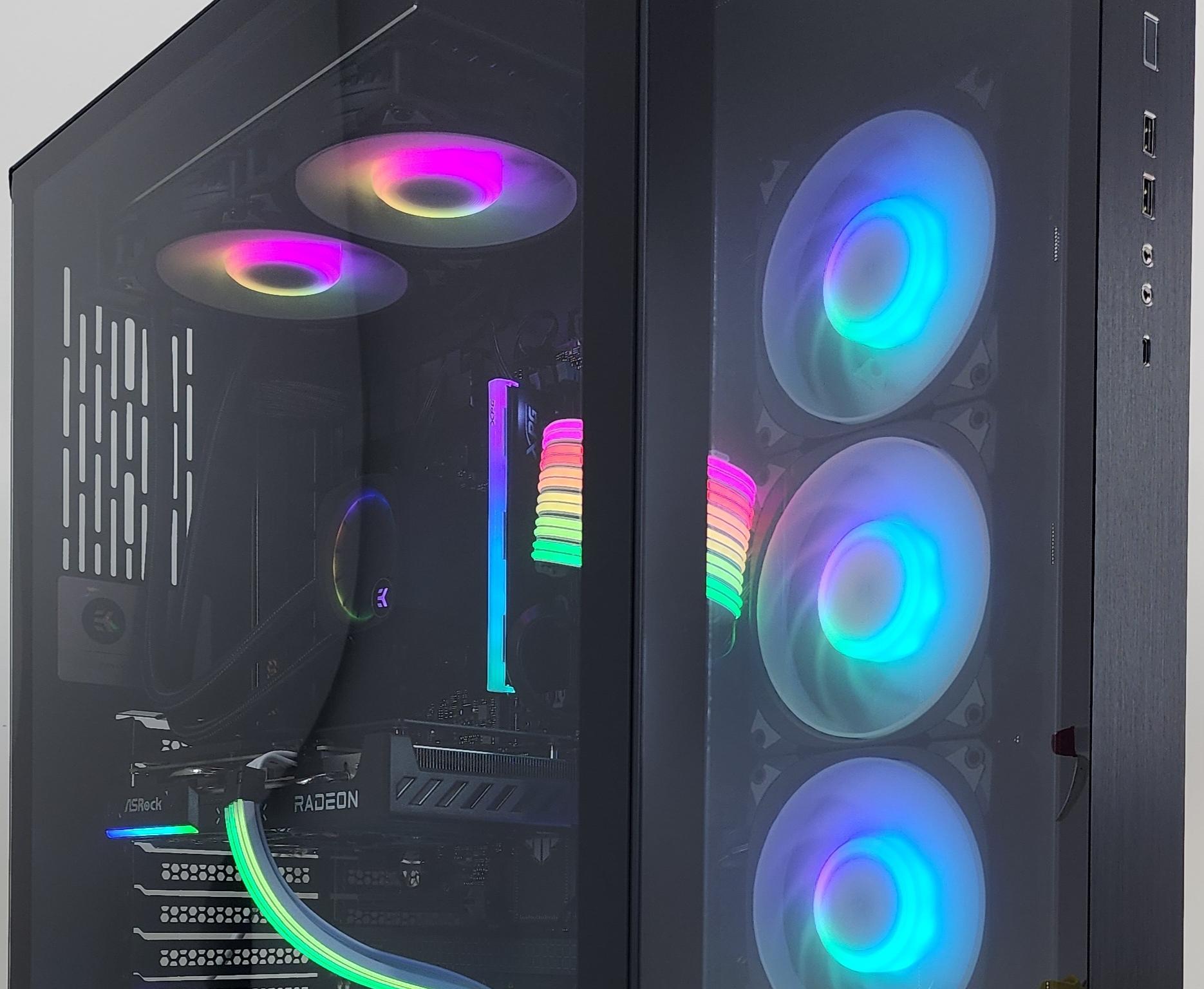 Gaming PC Ryzen 7 7700X 16GB RAM 1TB SSD RX 9060 8GB Windows 11 Computer