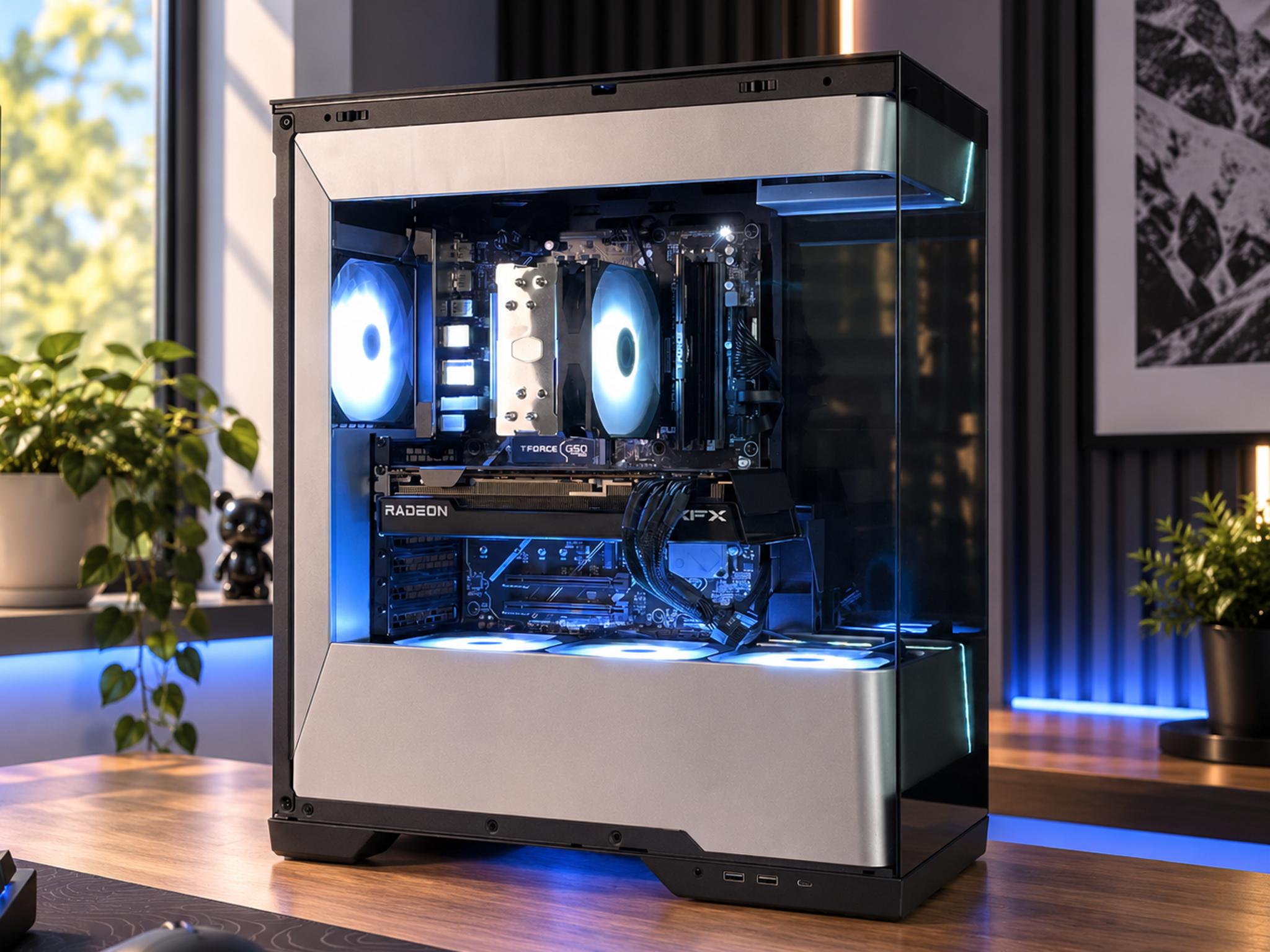 🌟 RADIANT Gaming PC | RX 7700 16GB (Non-XT) | Ryzen 7 8700F | 16GB DDR5 | 1TB NVME | WiFi + BT