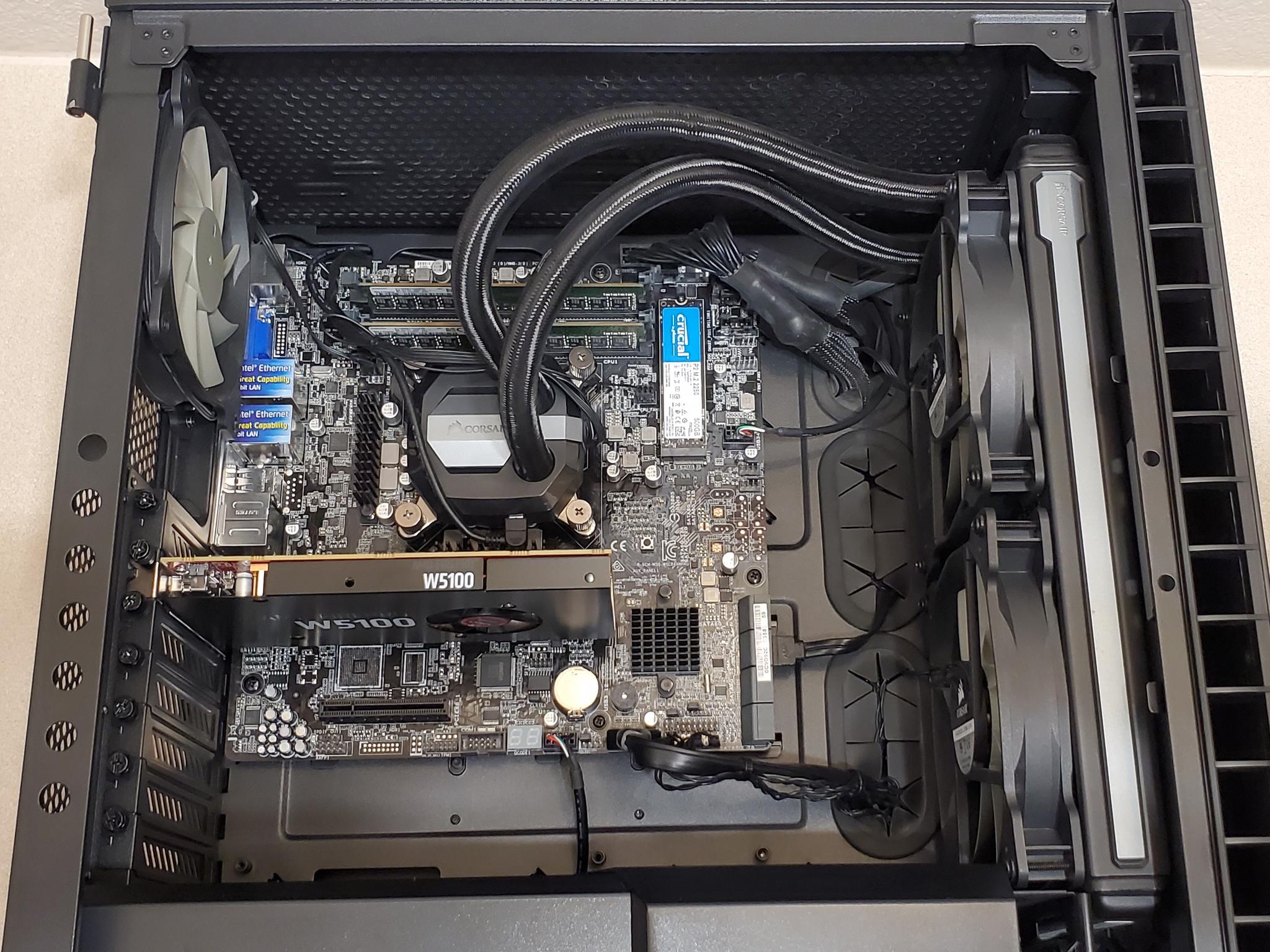 Custom PC Intel i7-8700K @3.7Ghz | AMD FirePro W5100 4GB | 16GB DDR4 RAM | 500GB NVME | Win11 ProSSD