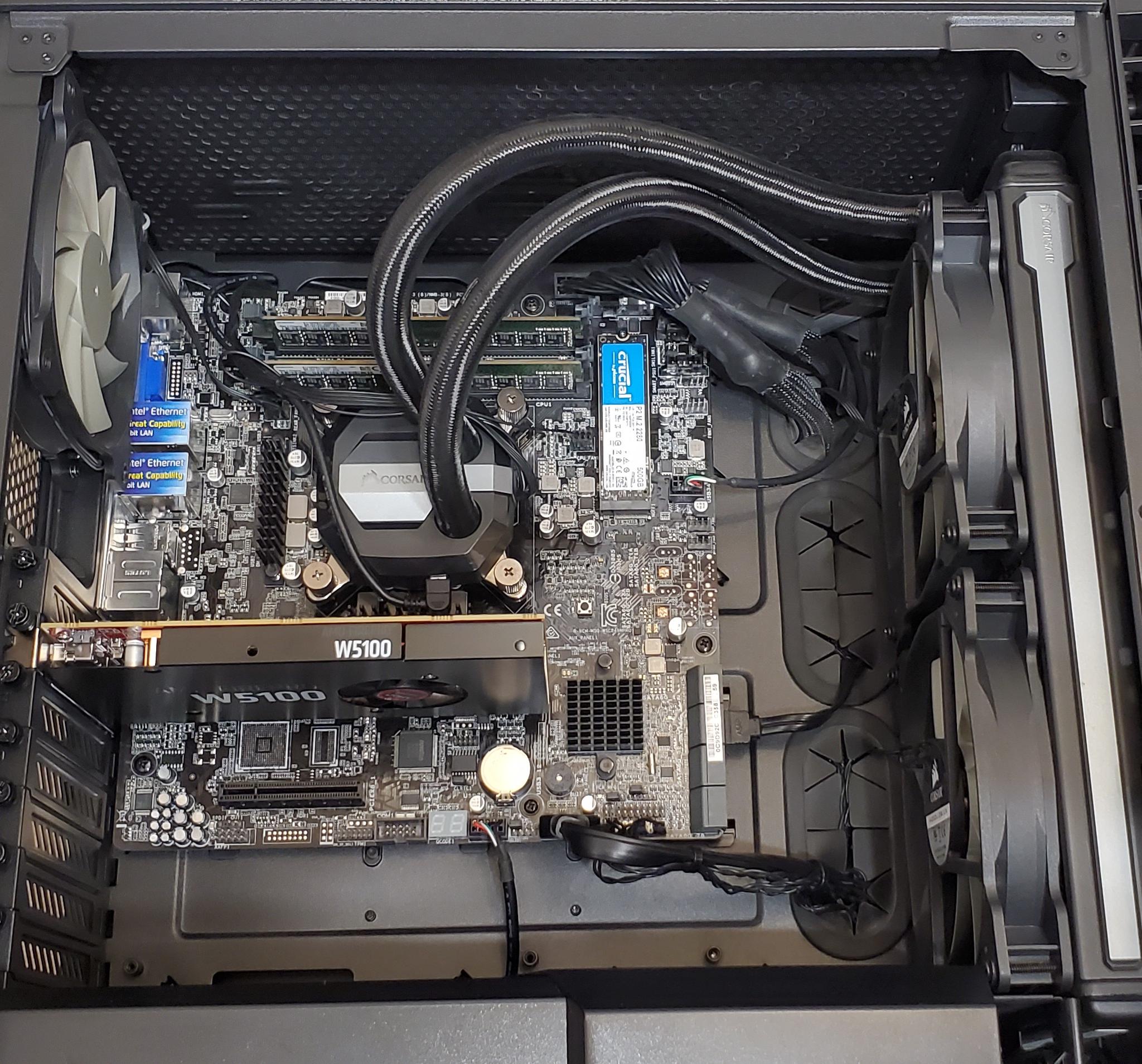 Custom PC Intel i7-8700K @3.7Ghz | AMD FirePro W5100 4GB | 16GB DDR4 RAM | 500GB NVME | Win11 ProSSD