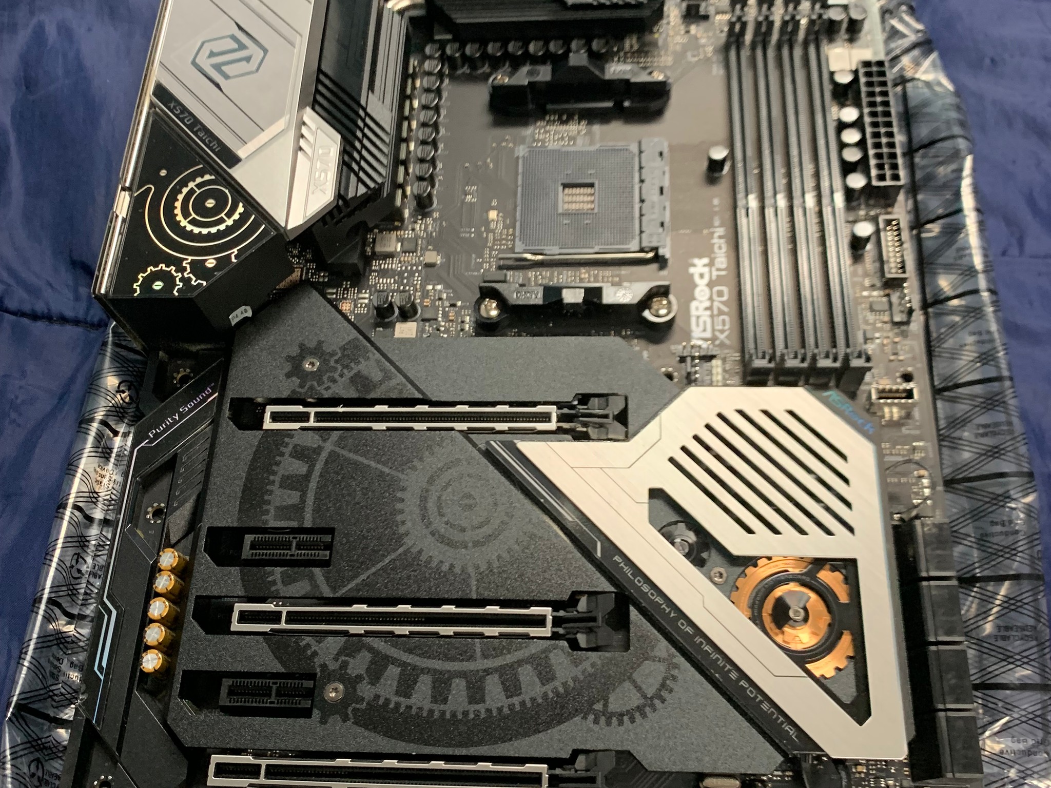 Used ASRock X570 Taichi **FOR PARTS**
