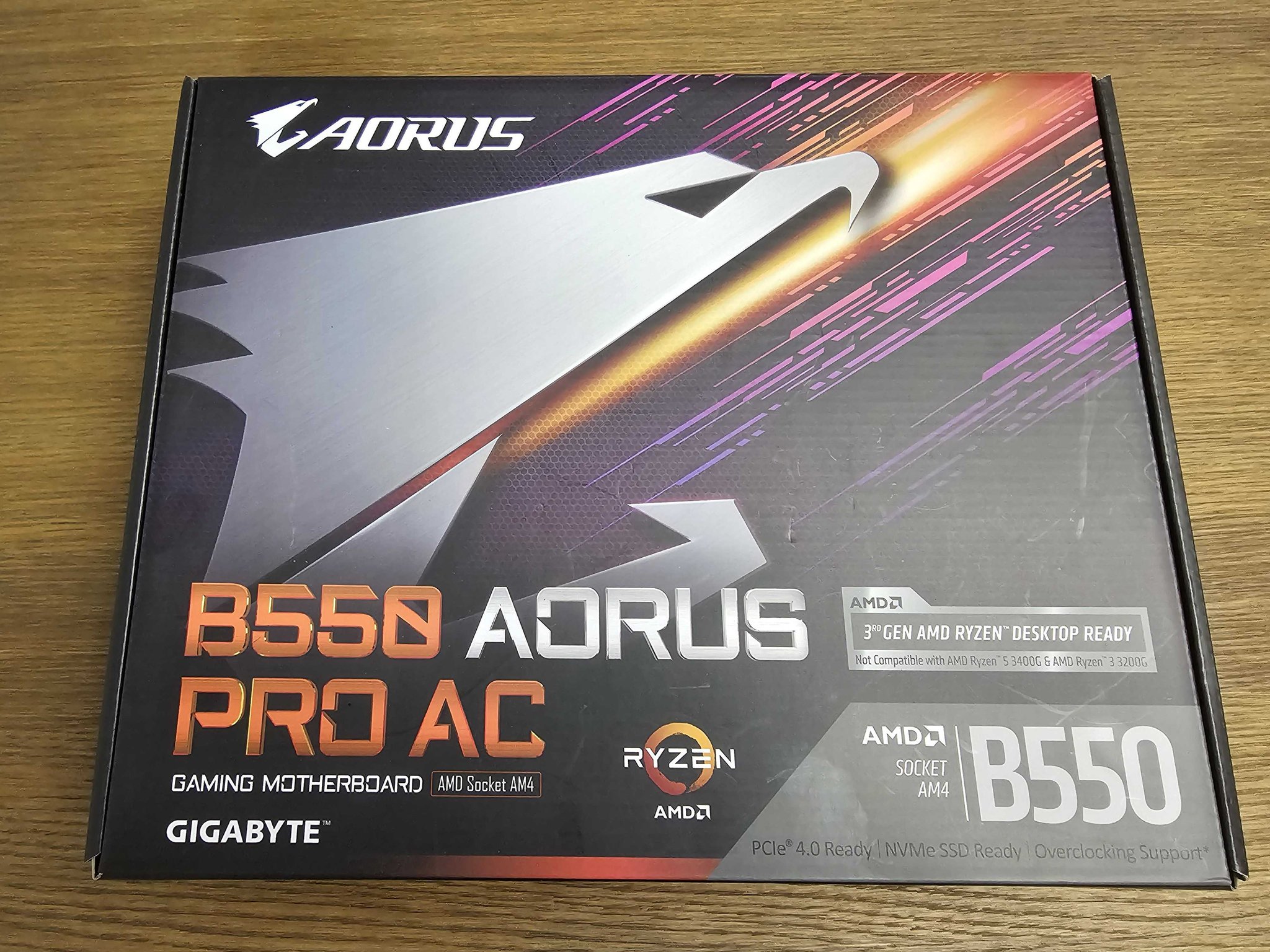 B550 Aorus Pro AC [AM4] New In Box