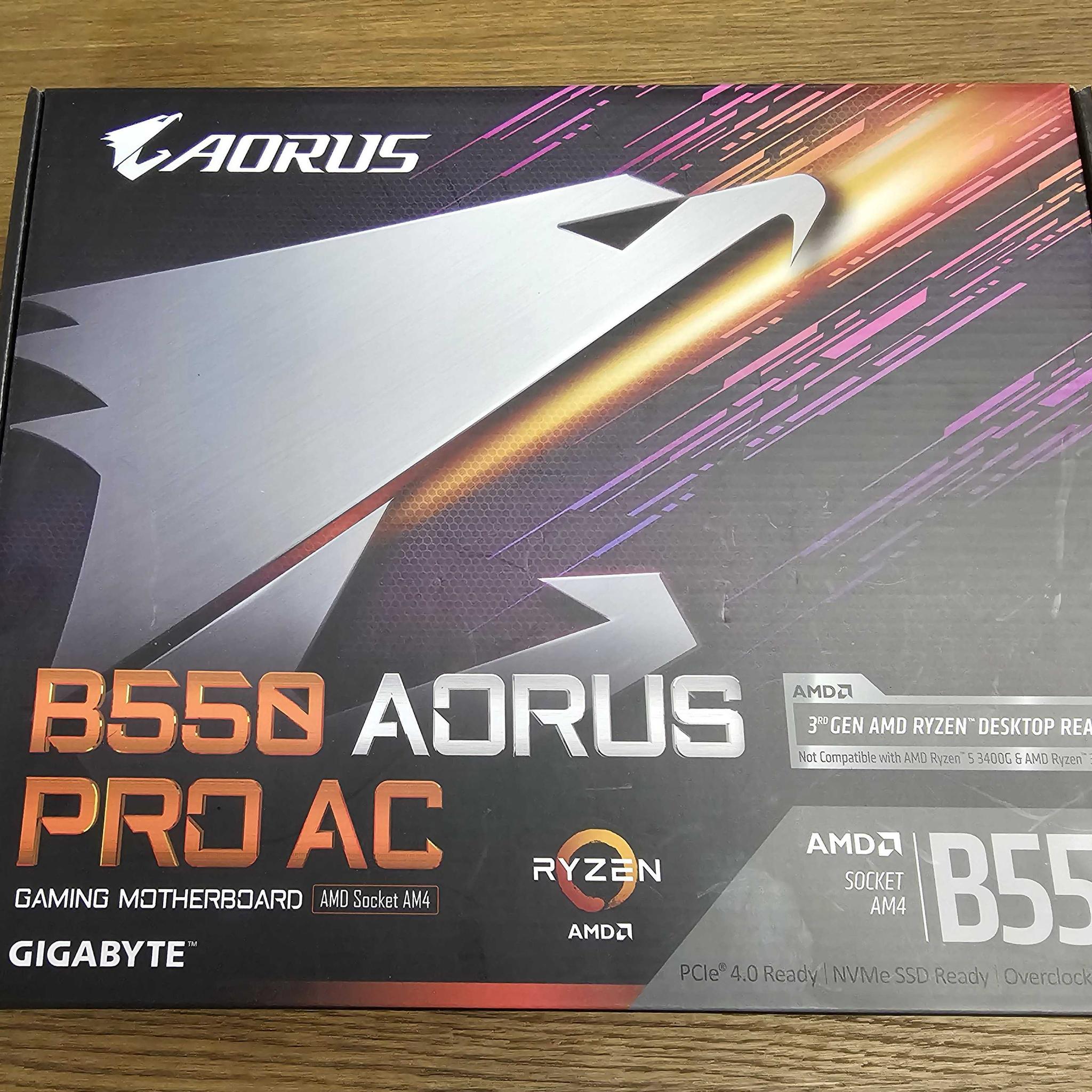 B550 Aorus Pro AC [AM4] New In Box