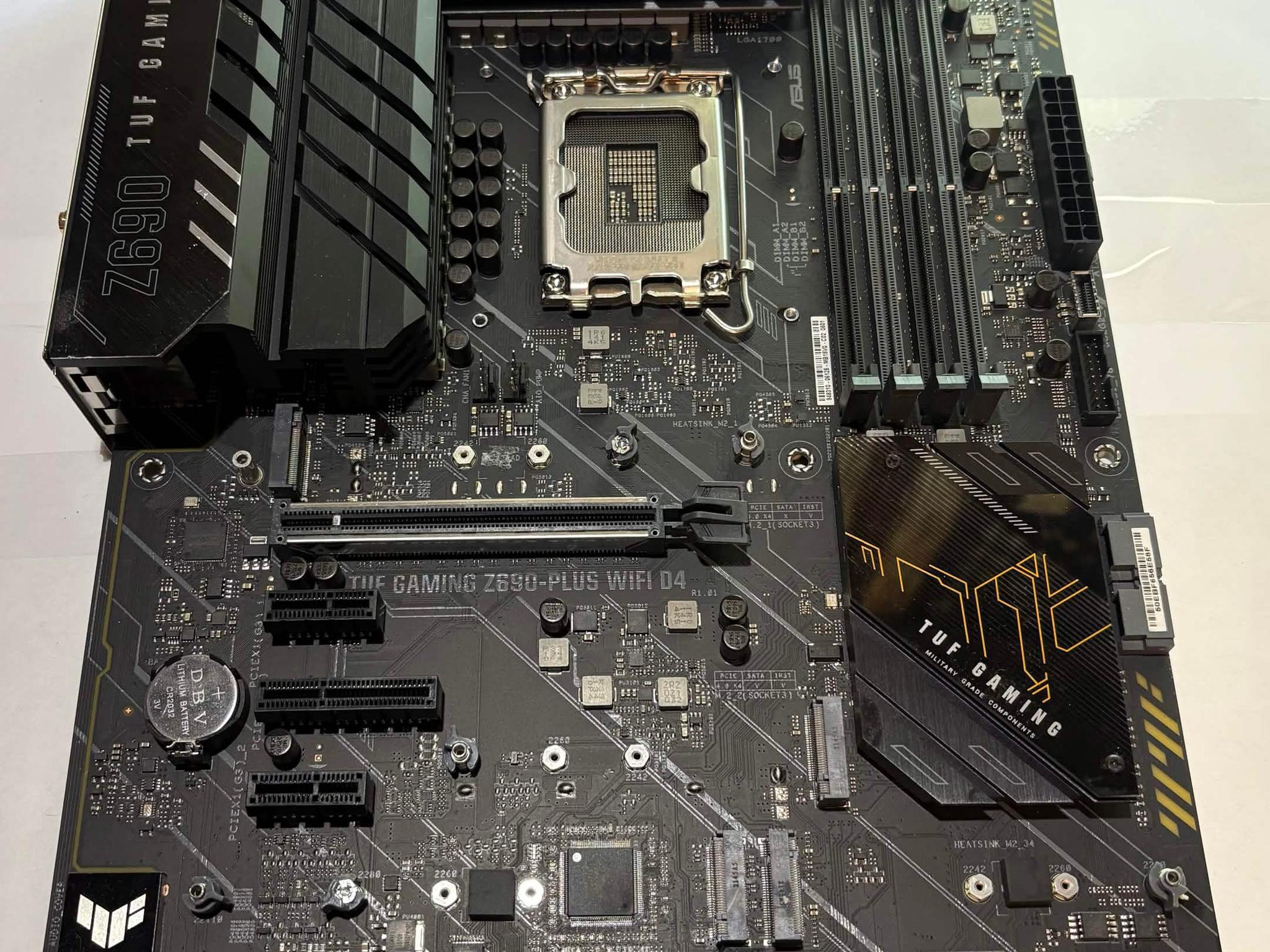 ASUS TUF Gaming Z690-Plus WiFi D4 ATX Motherboard | LGA1700 | DDR4 | PCIe 5.0