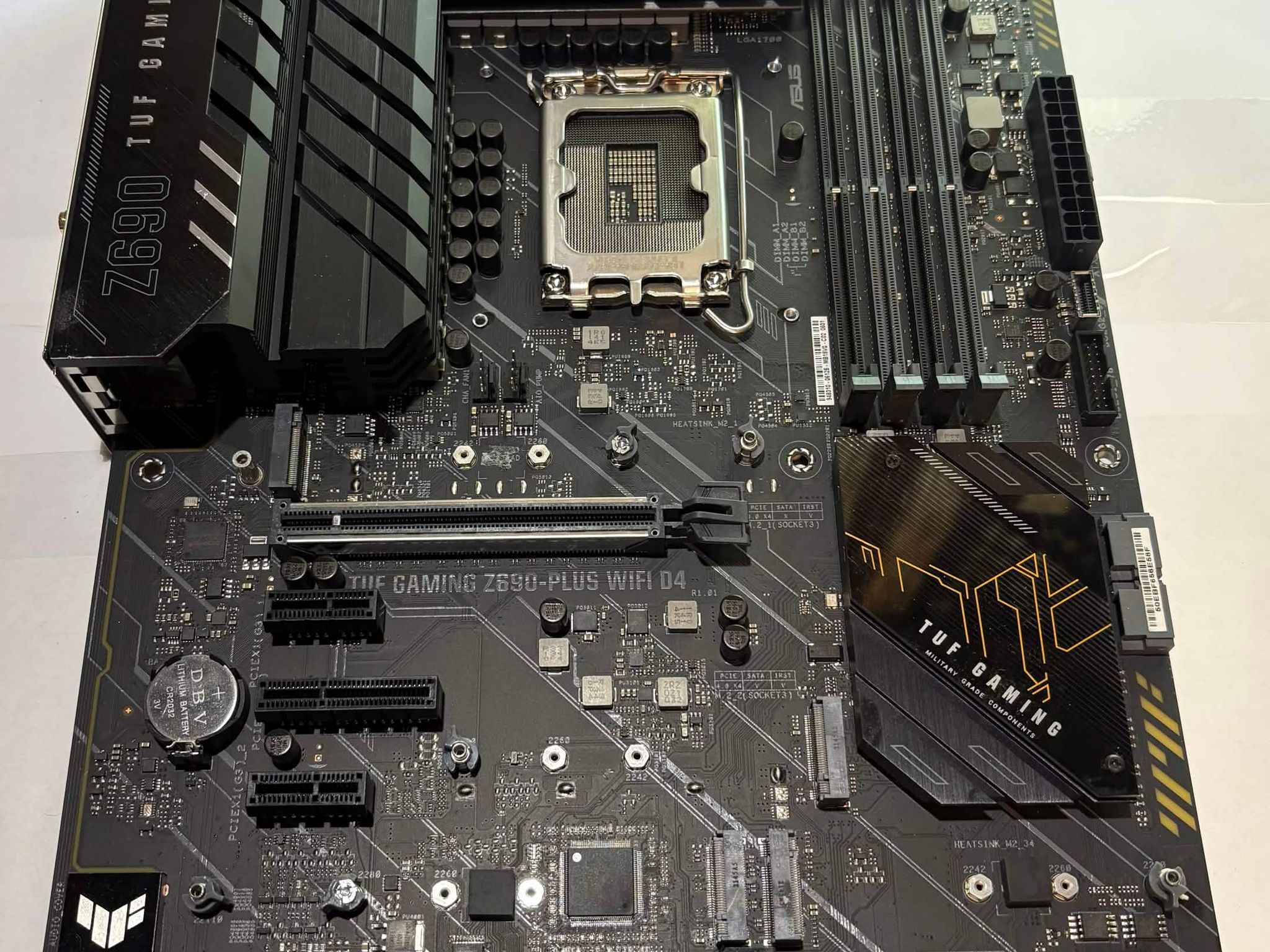 ASUS TUF Gaming Z690-Plus WiFi D4 ATX Motherboard | LGA1700 | DDR4 | PCIe 5.0