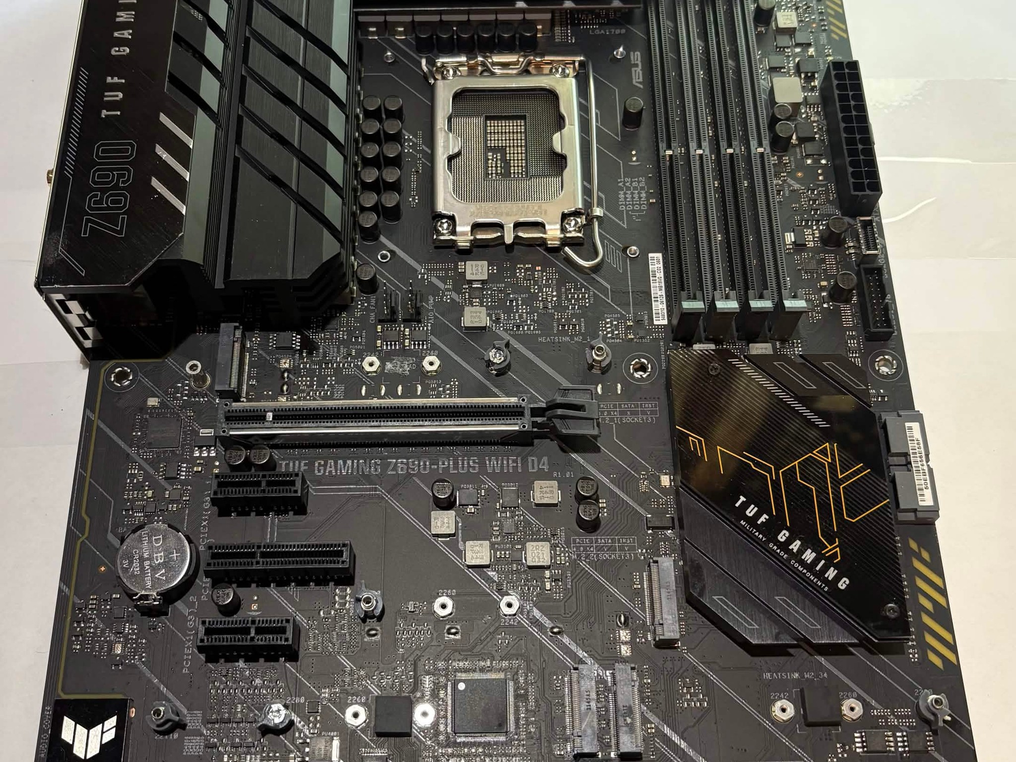 ASUS TUF Gaming Z690-Plus WiFi D4 ATX Motherboard | LGA1700 | DDR4 | PCIe 5.0