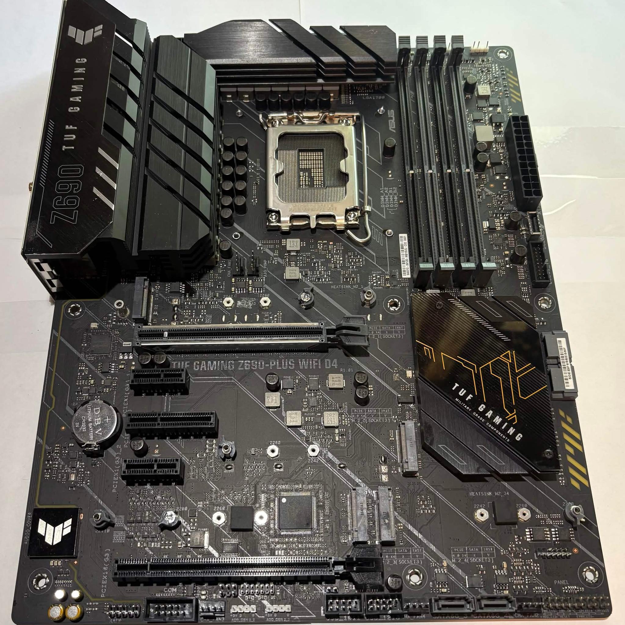 ASUS TUF Gaming Z690-Plus WiFi D4 ATX Motherboard | LGA1700 | DDR4 | PCIe 5.0
