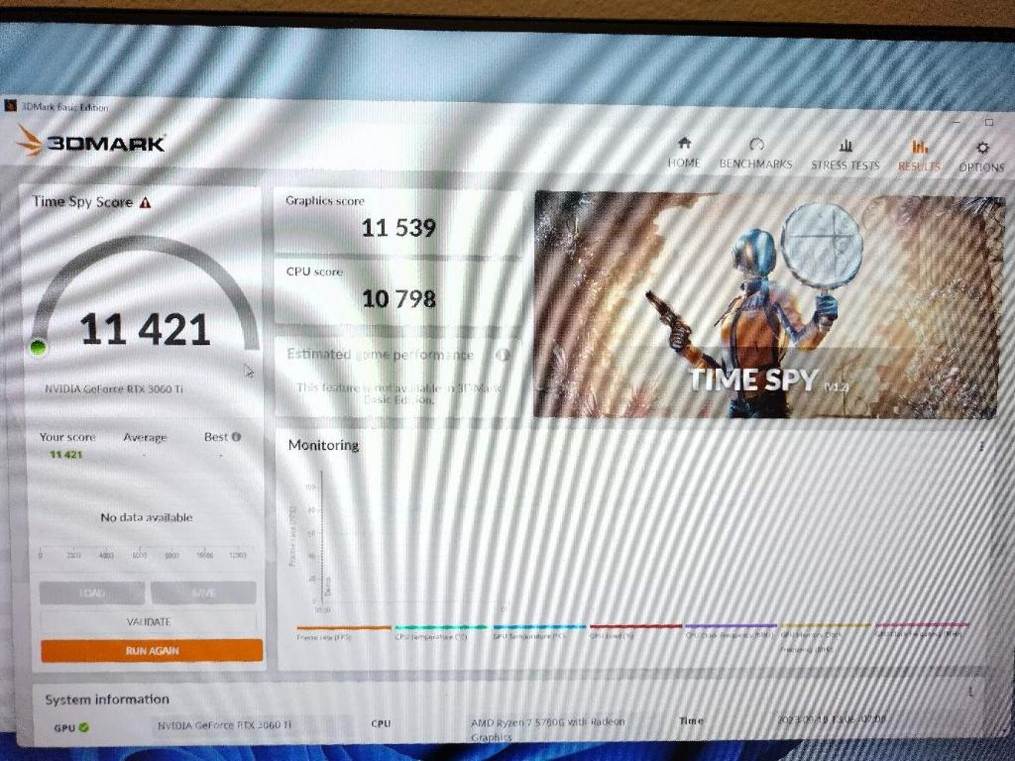 1080P Gaming PC | RTX 3060 ti | AMD Ryzen 7 5700G | 32GB 3600 MHZ RAM | 1TB M.2 | Keyboard | Wifi