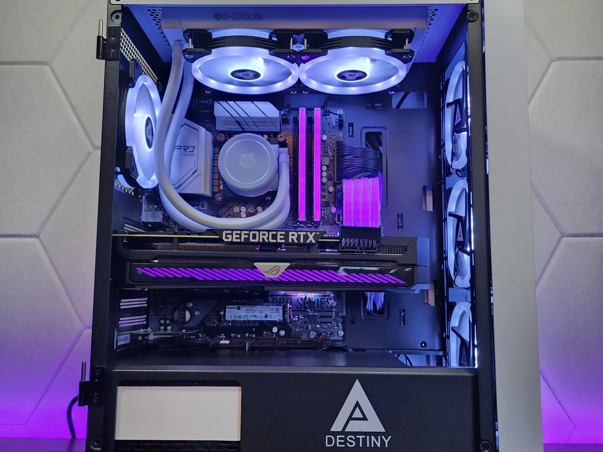 🤍💜💙 ROG RTX 3070 // Intel Core i7 10700 // Corsair Vengeance 32GB 3600MHz // Kingston 1TB NVMe