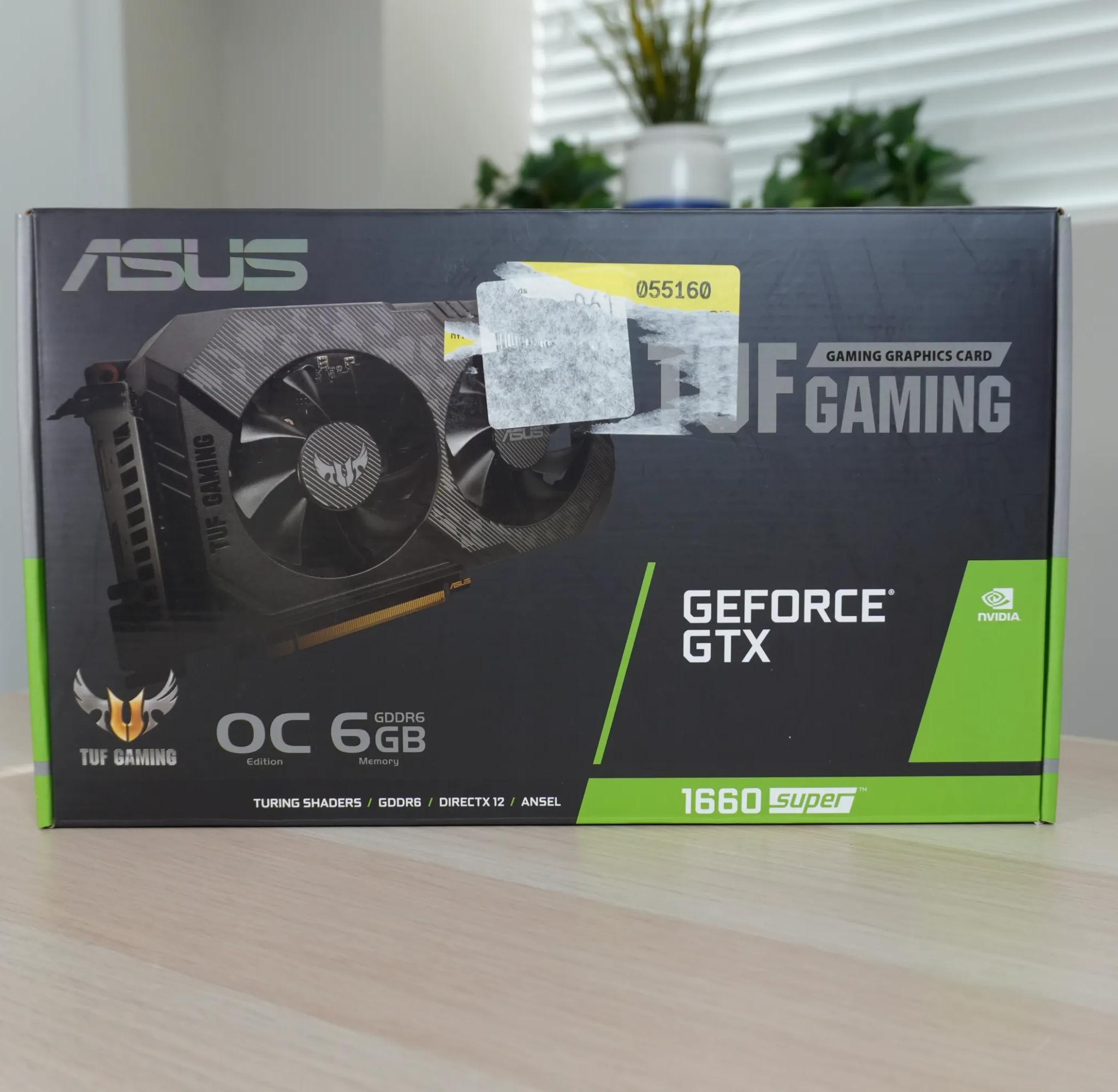 ASUS 1660 SUPER TUF