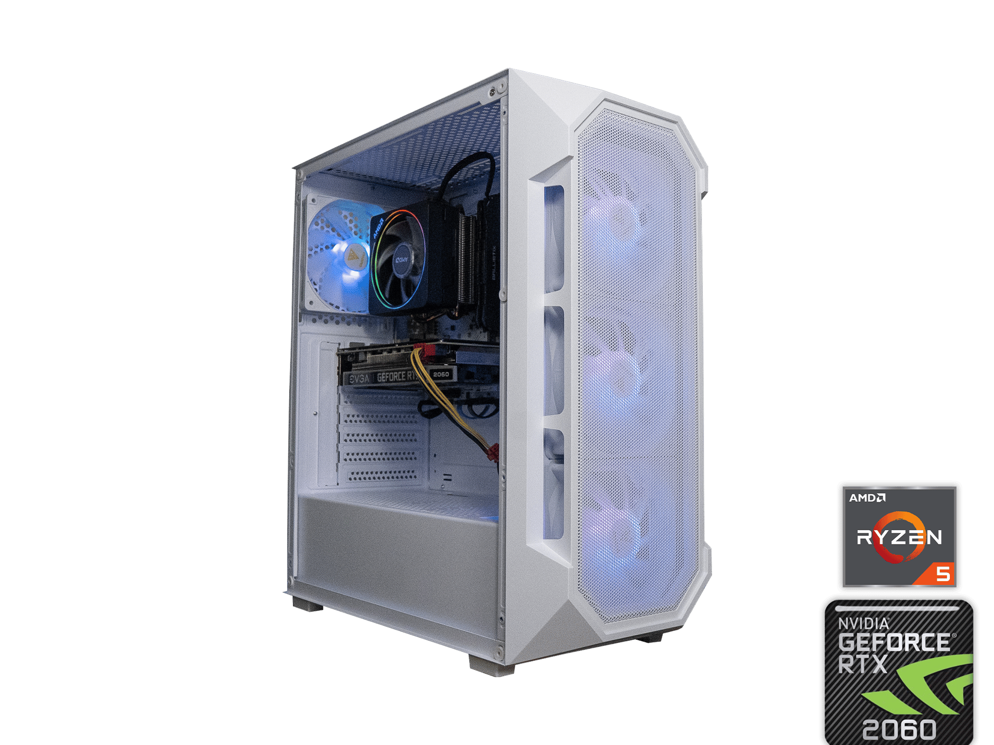 🌨🍬 | EVGA RTX 2060 6GB | RYZEN 5 3600 | 16GB DDR4 RAM | 1.25TB | Arctic Candy