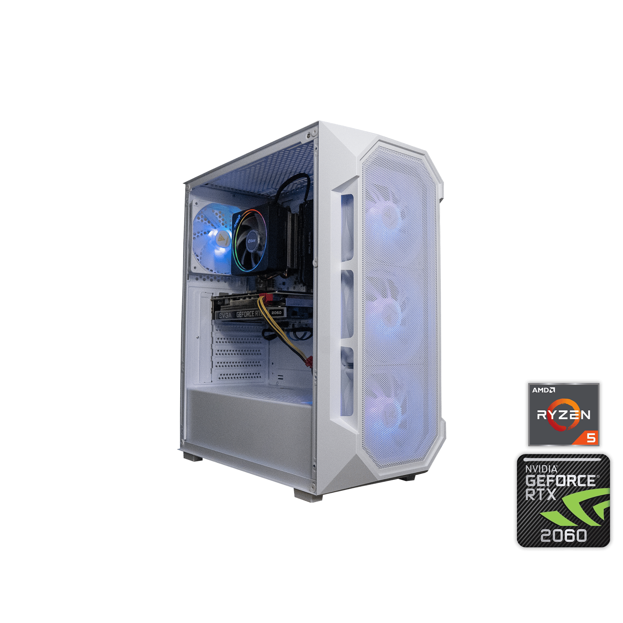 🌨🍬 | EVGA RTX 2060 6GB | RYZEN 5 3600 | 16GB DDR4 RAM | 1.25TB | Arctic Candy