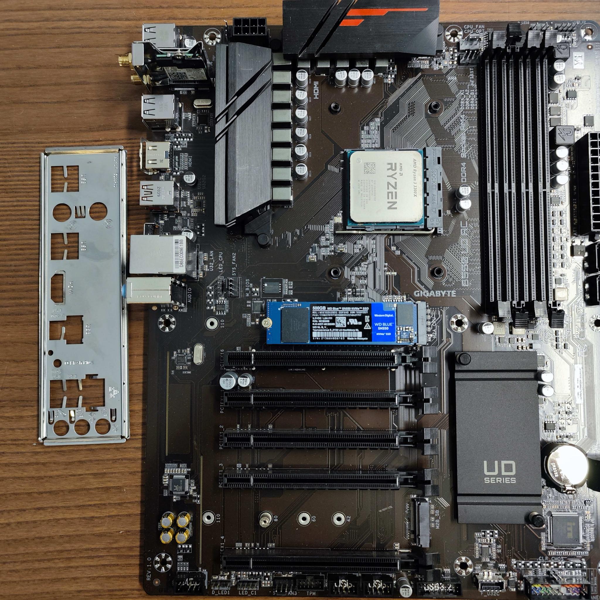 Budget Banger Combo | Ryzen 3300X | Gigabyte B550 UD AC | 500 GB SN550 NVME SSD