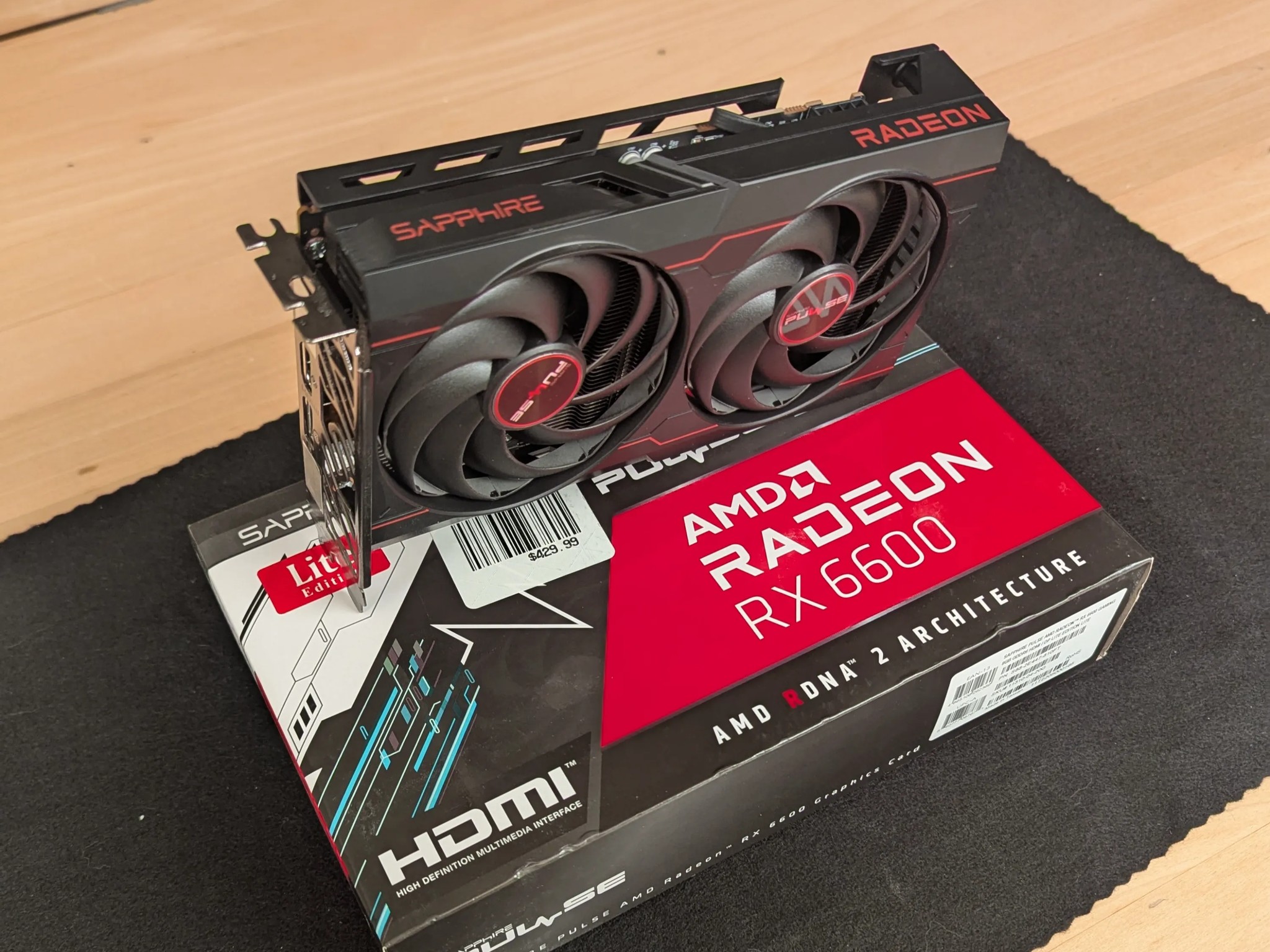 🔵 Sapphire Pulse RX 6600 – 1080p Gaming Performance | Cool & Efficient 🎮