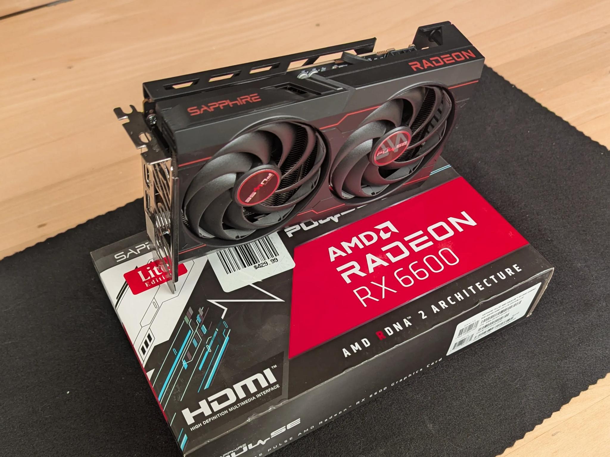 🔵 Sapphire Pulse RX 6600 – 1080p Gaming Performance | Cool & Efficient 🎮