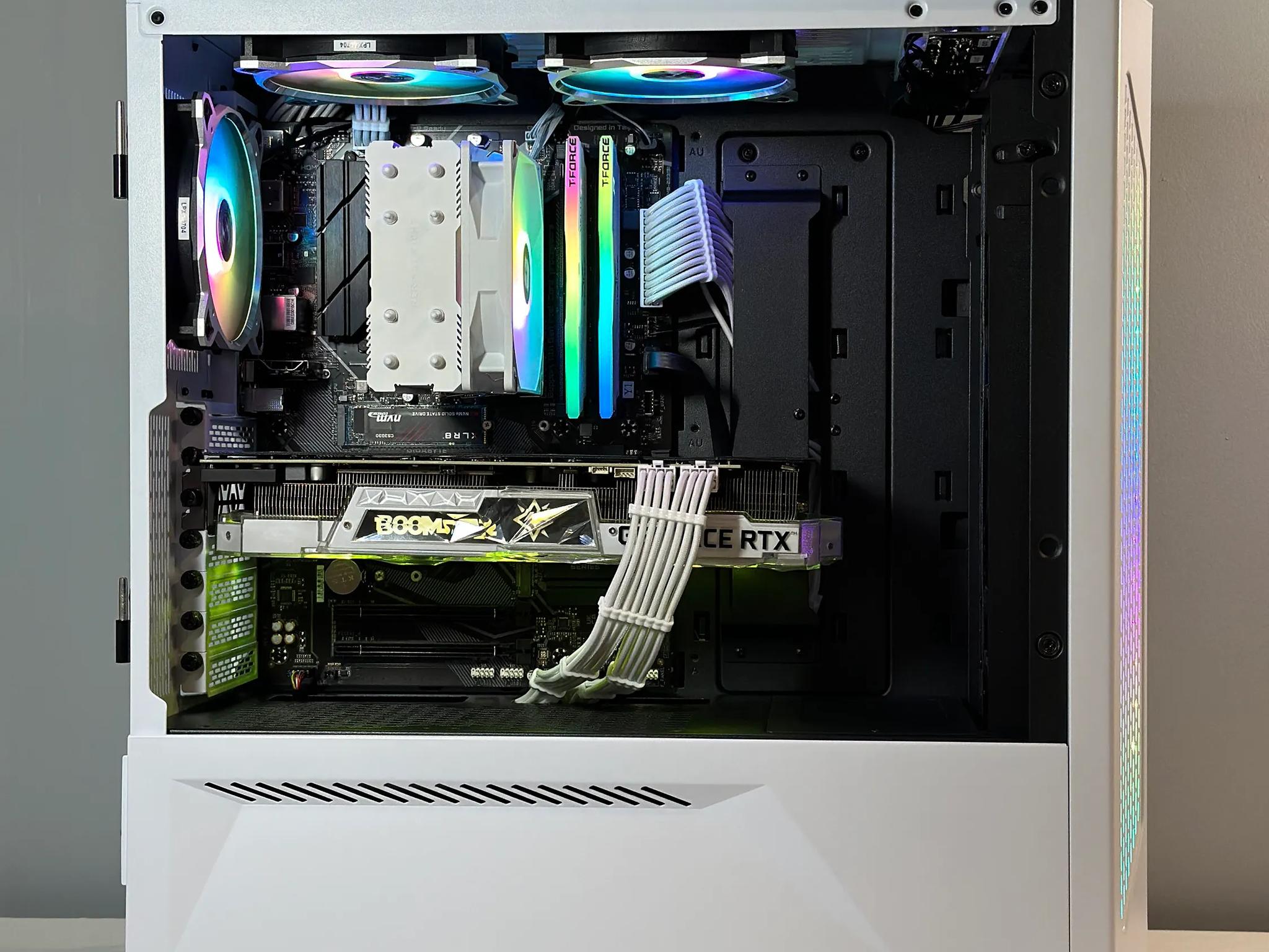 RTX 3070 | Intel i7 11700F | 16GB RAM | 1TB SSD | Custom White Gaming PC WIFI WIN10