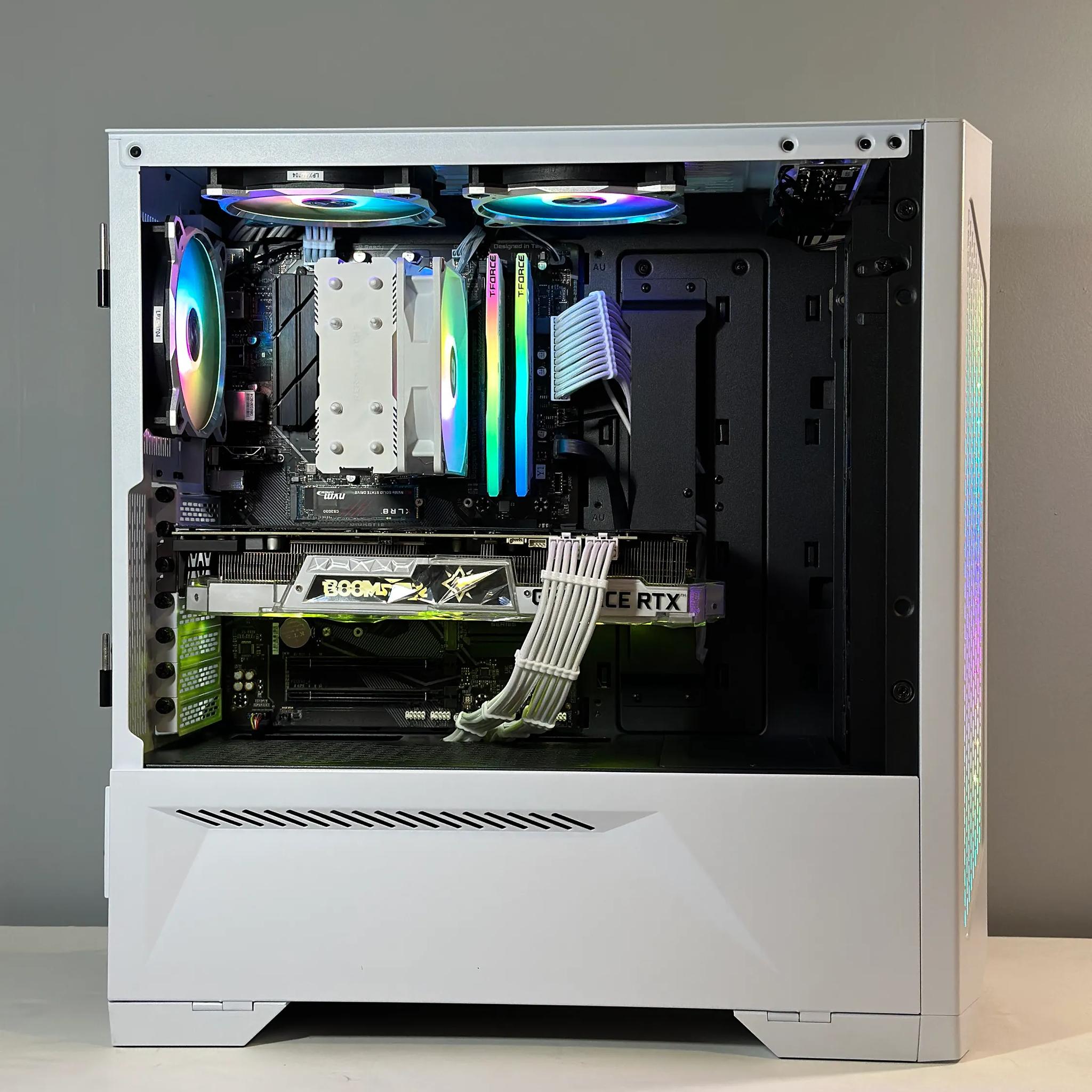 RTX 3070 | Intel i7 11700F | 16GB RAM | 1TB SSD | Custom White Gaming PC WIFI WIN10