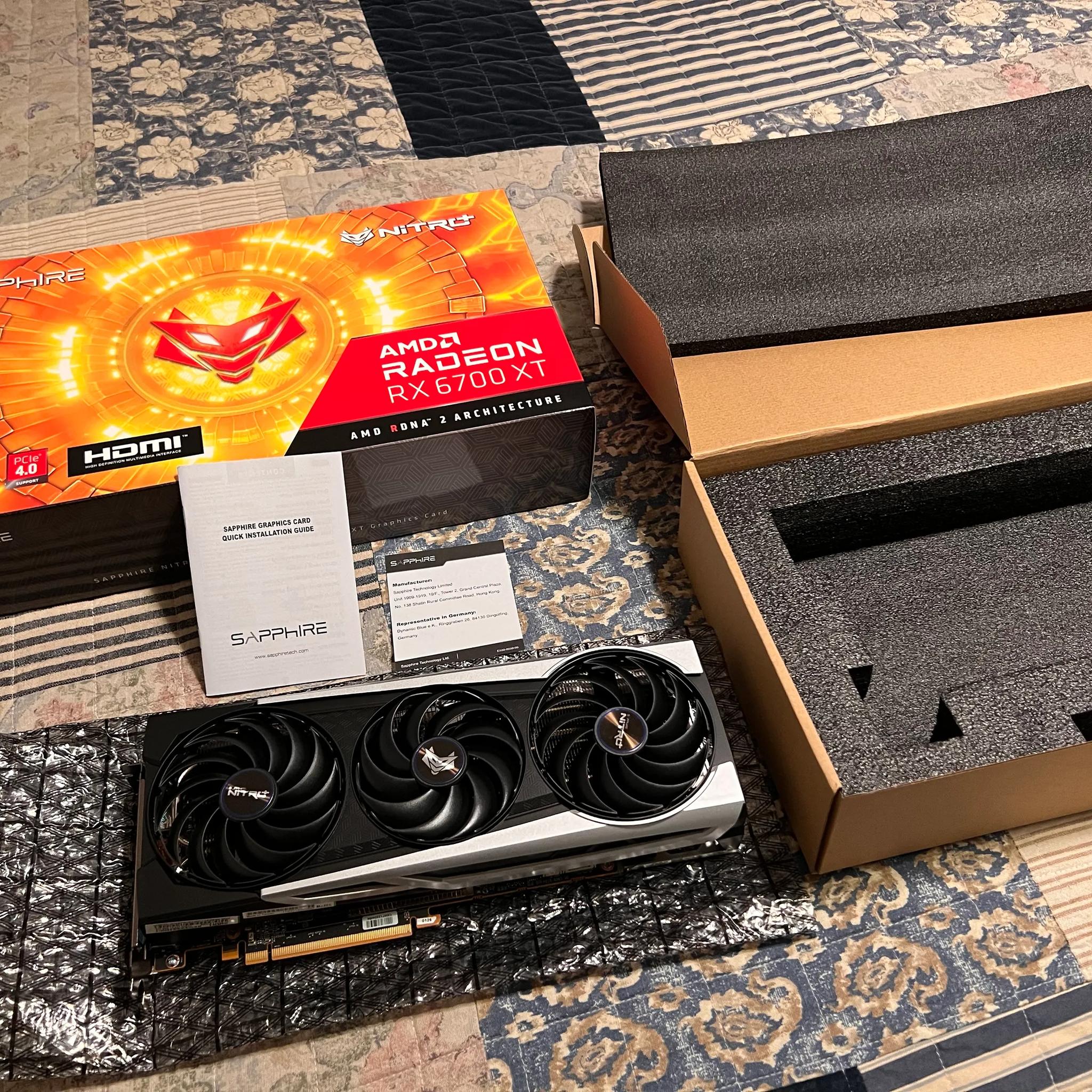 Used Sapphire Nitro+ Radeon RX 6700 XT