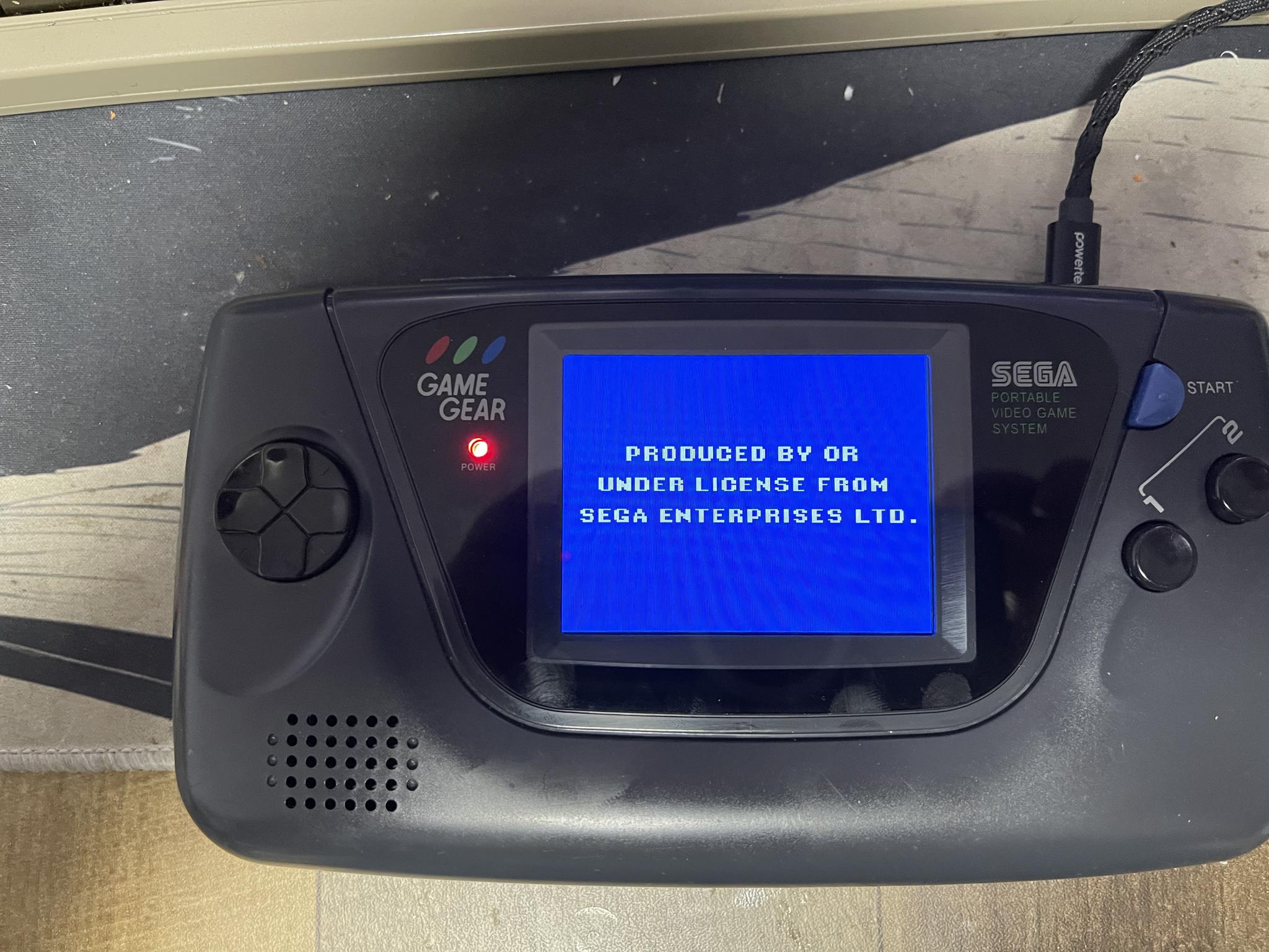 Refurbished and upgraded Game Gear!