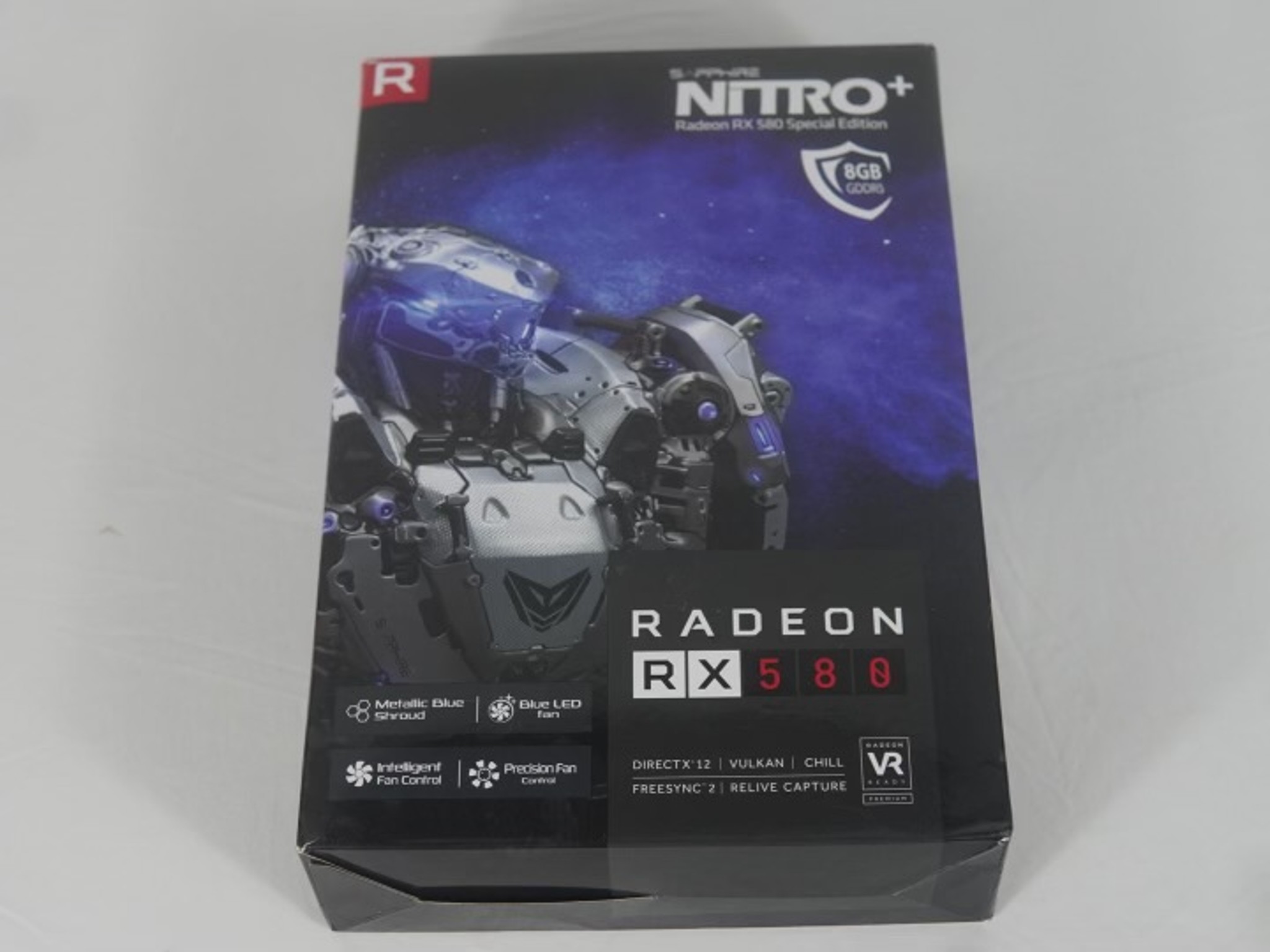 Radeon Sapphire nitro 580 8GB Special edition.