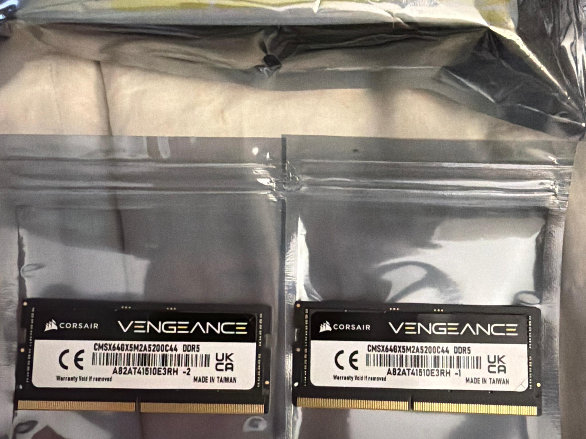 NEW Corsair Vengeance DDR5 64GB (2x32GB) 5200MHz Memory Kit