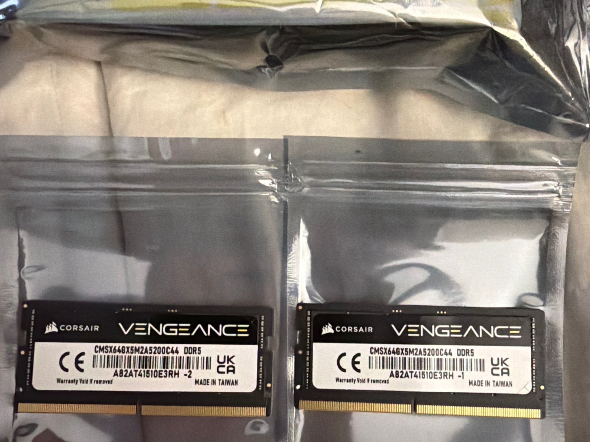 NEW Corsair Vengeance DDR5 64GB (2x32GB) 5200MHz Memory Kit